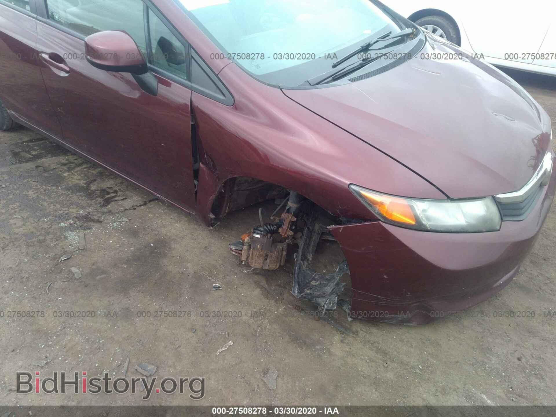 2012 HONDA CIVIC - VIN: 19XFB2F54CE022565 - Фото 6