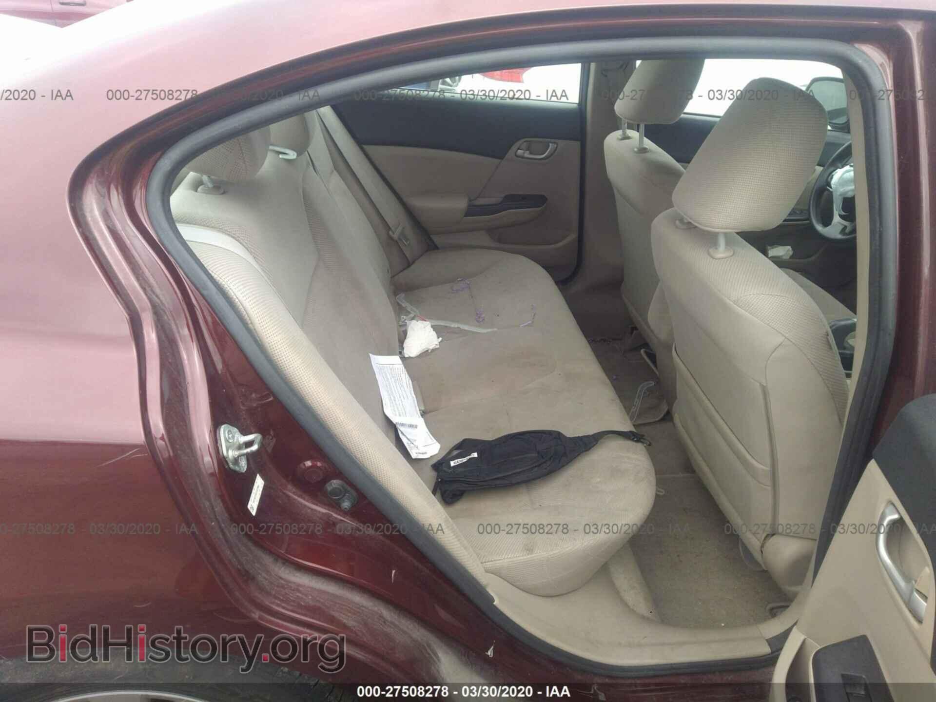 2012 HONDA CIVIC - VIN: 19XFB2F54CE022565 - Фото 8