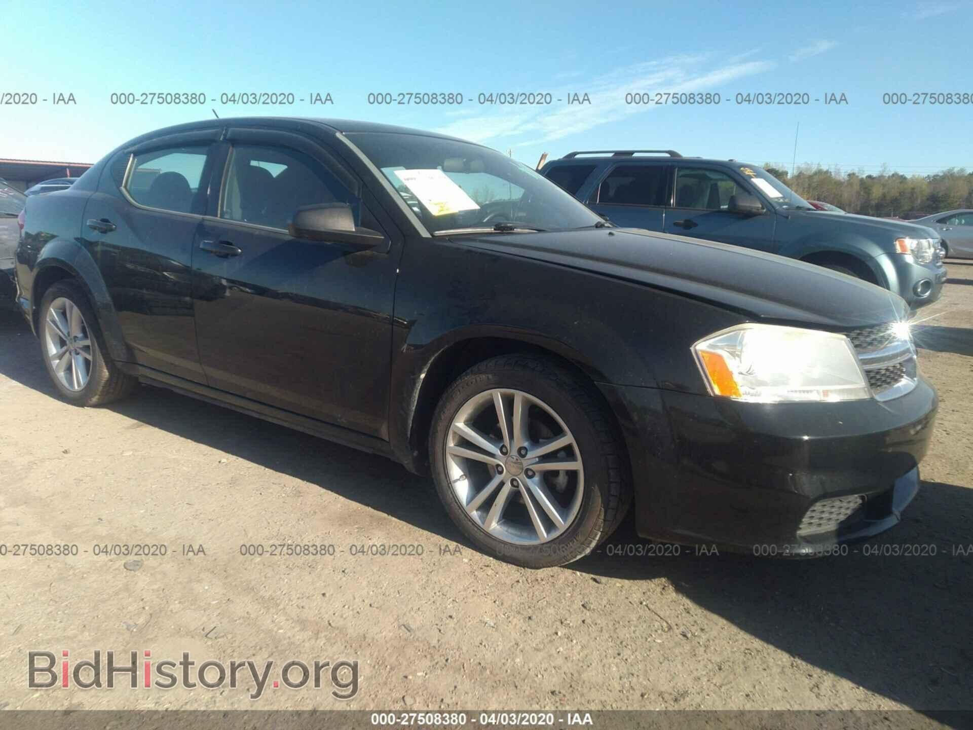 Фотография 1C3CDZAG8DN582296 - DODGE AVENGER 2013