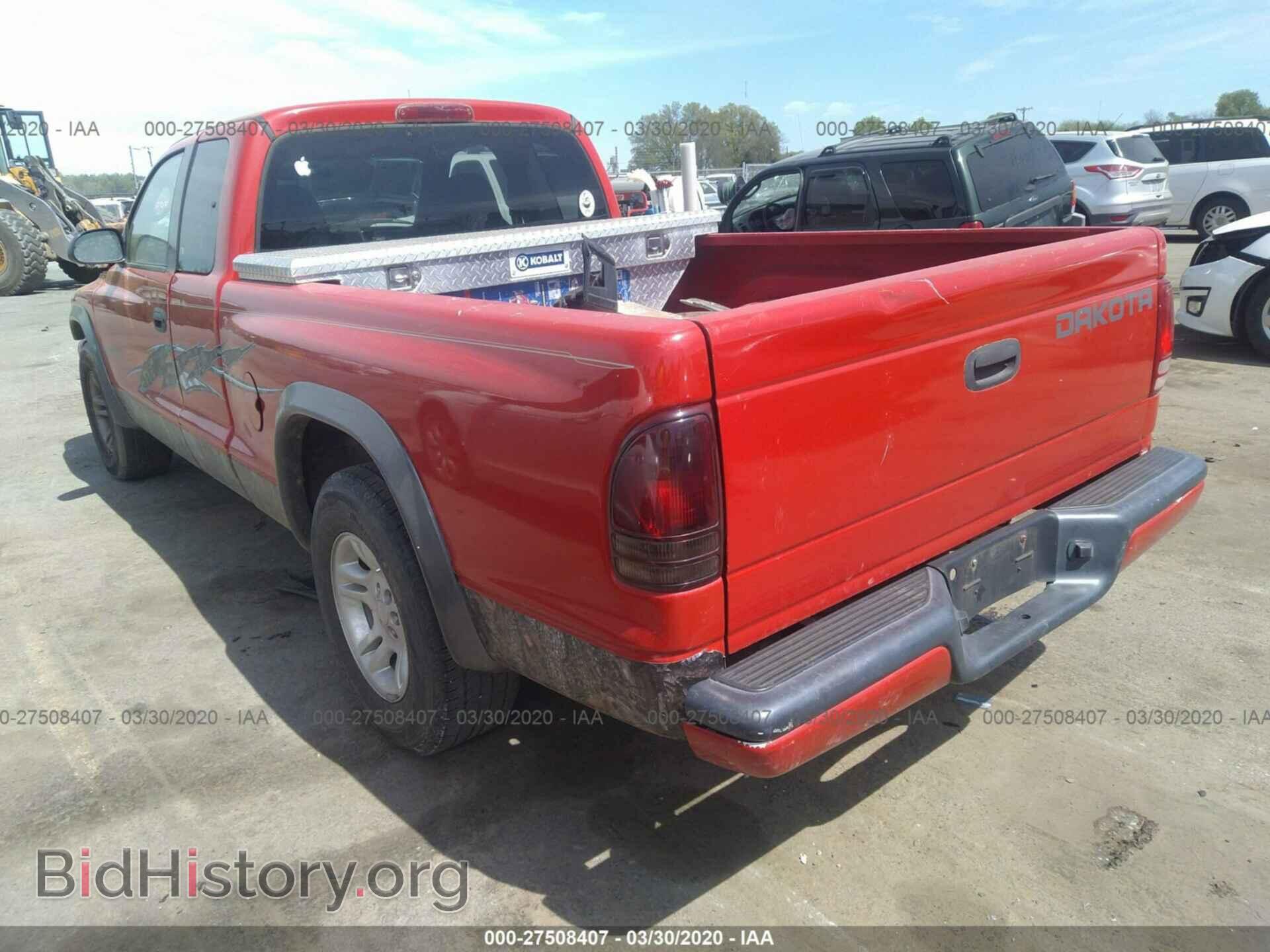 2002 DODGE DAKOTA - VIN: 1B7GL12X92S658817 - Фото 3