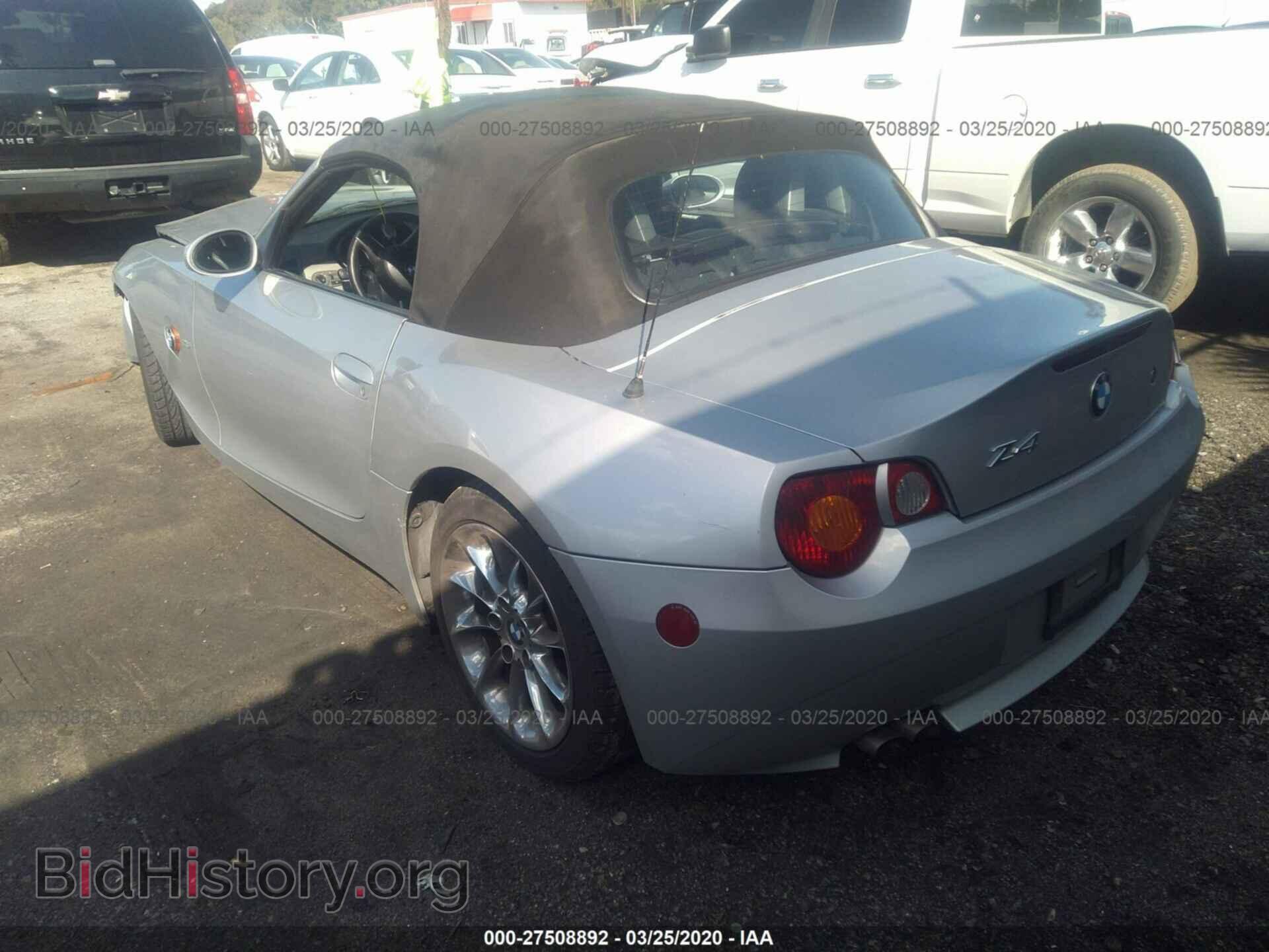 2003 BMW Z4 - VIN: 4USBT33463LS41901 - Фото 3