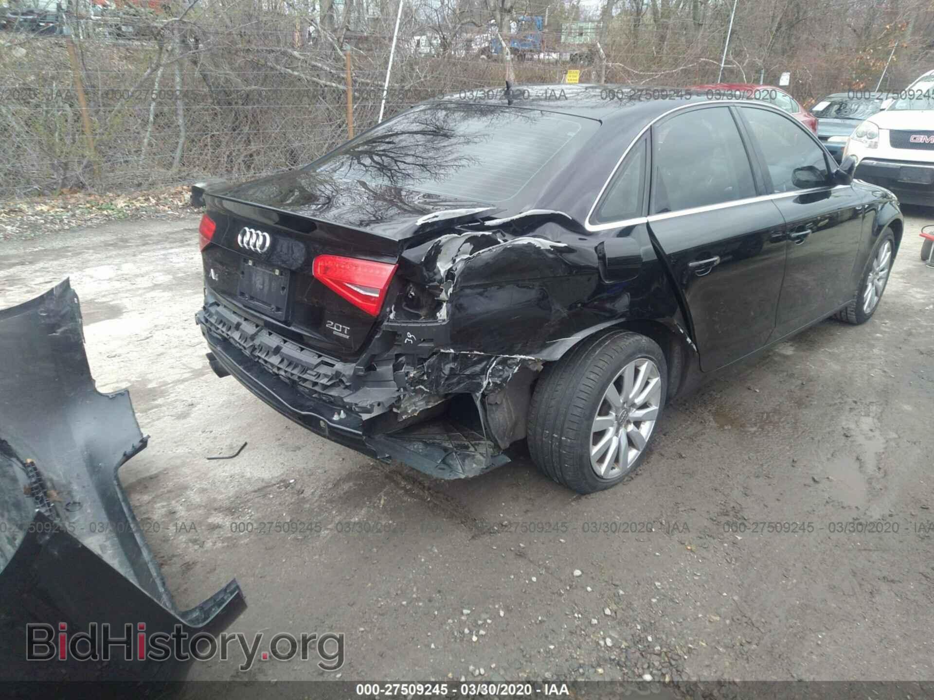 2013 AUDI A4 - VIN: WAUBFAFL5DN011905 - Photo 4