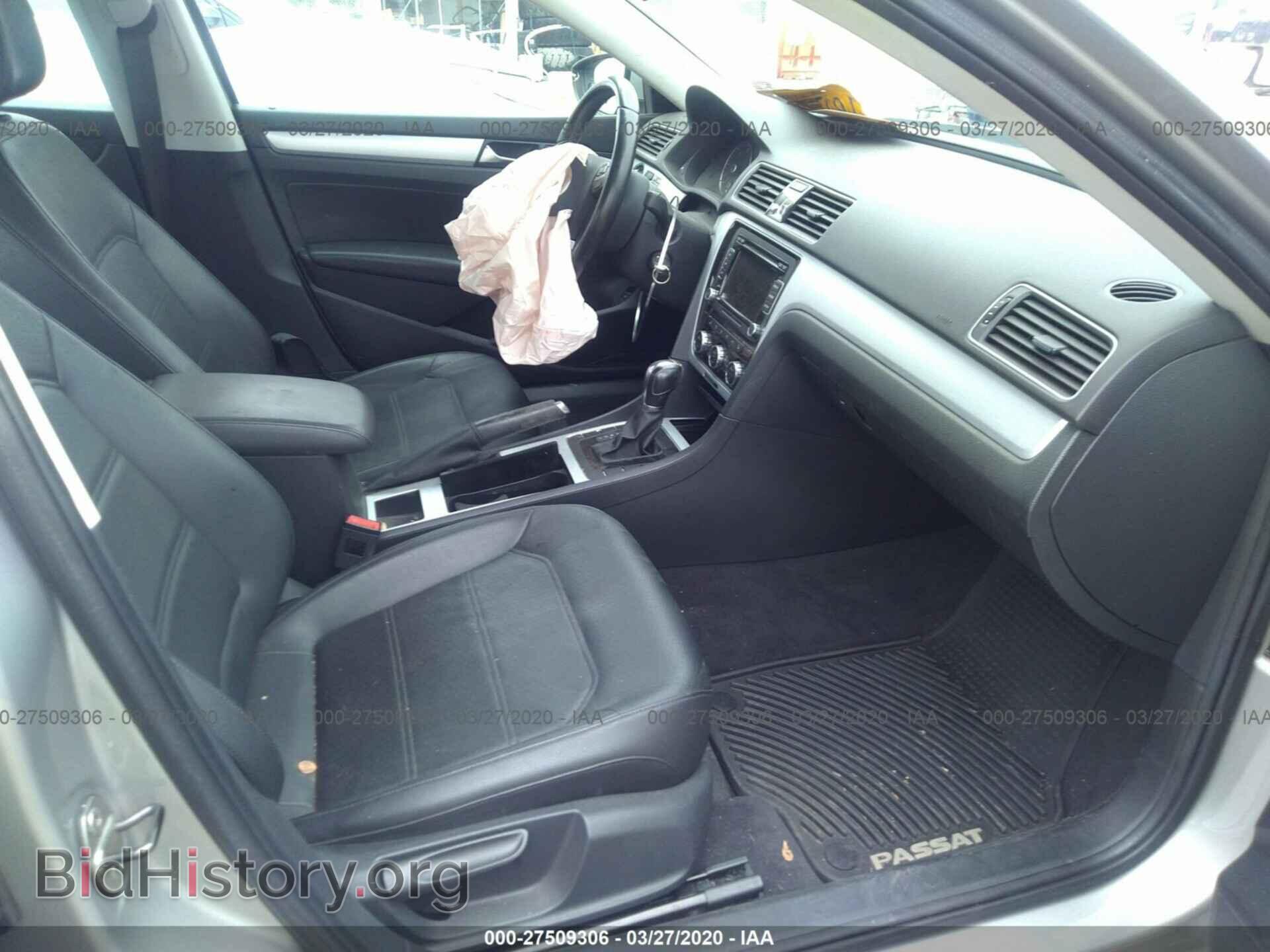2012 VOLKSWAGEN PASSAT - VIN: 1VWBN7A39CC025569 - Фото 5