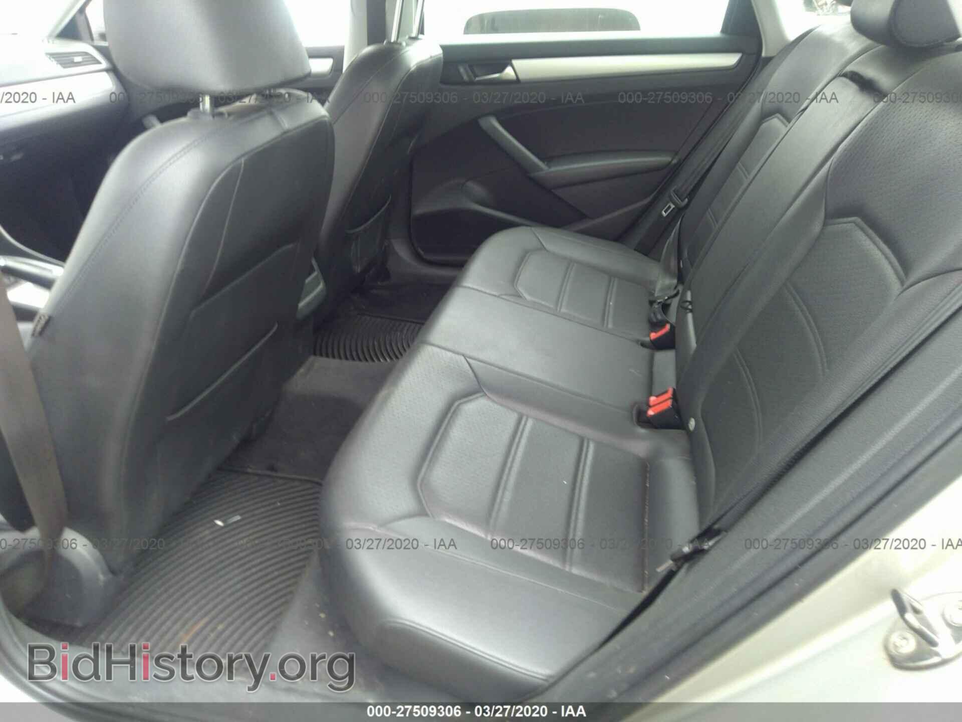 2012 VOLKSWAGEN PASSAT - VIN: 1VWBN7A39CC025569 - Фото 8