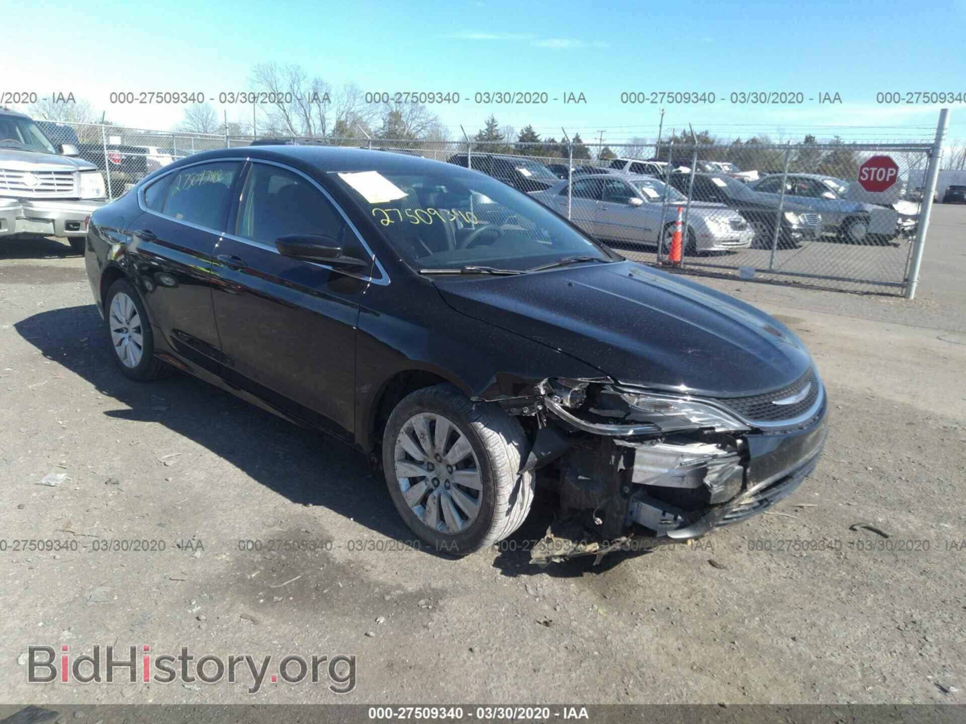 Photo 1C3CCCFB0FN732501 - CHRYSLER 200 2015