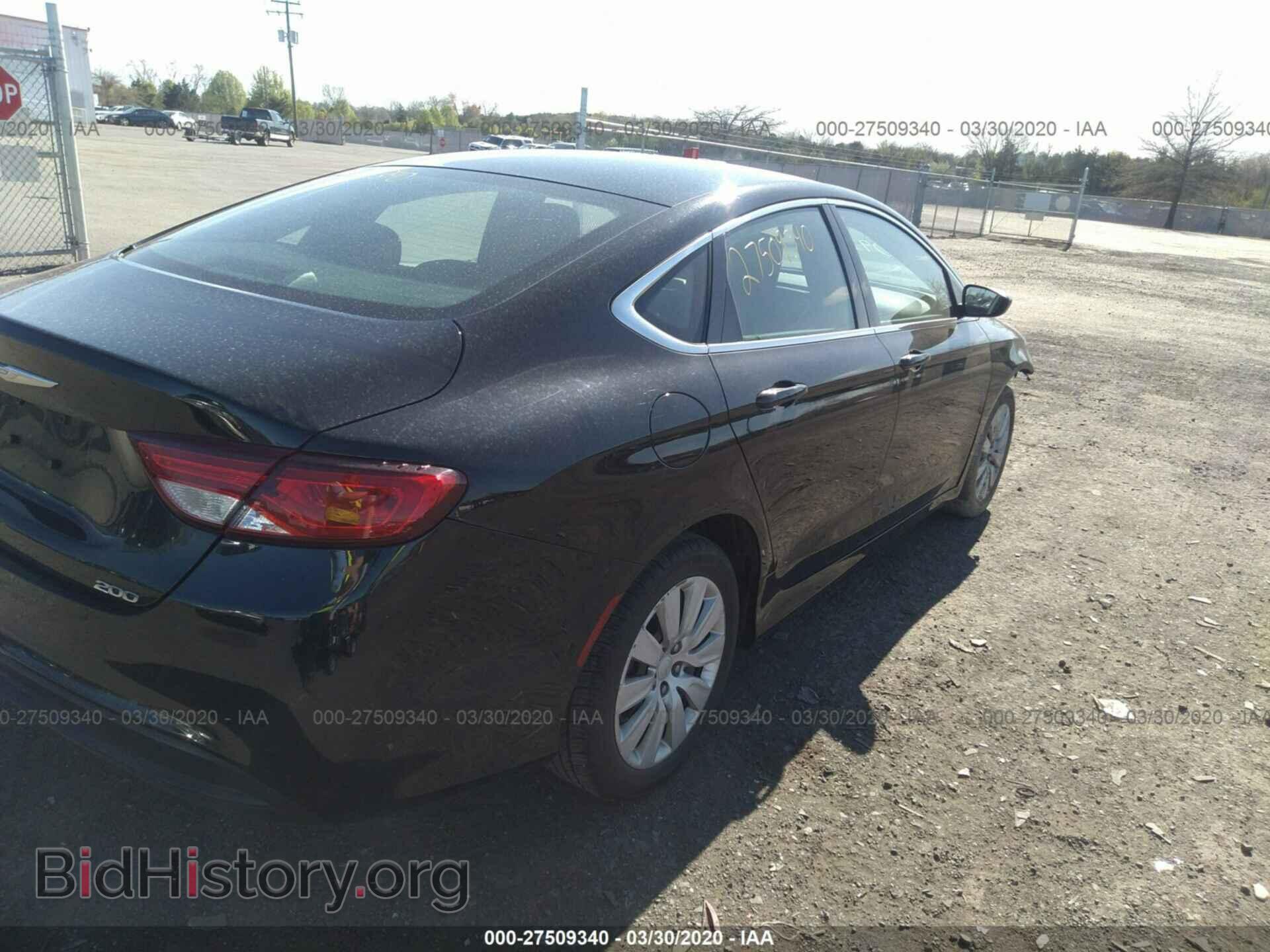 2015 CHRYSLER 200 - VIN: 1C3CCCFB0FN732501 - Фото 4