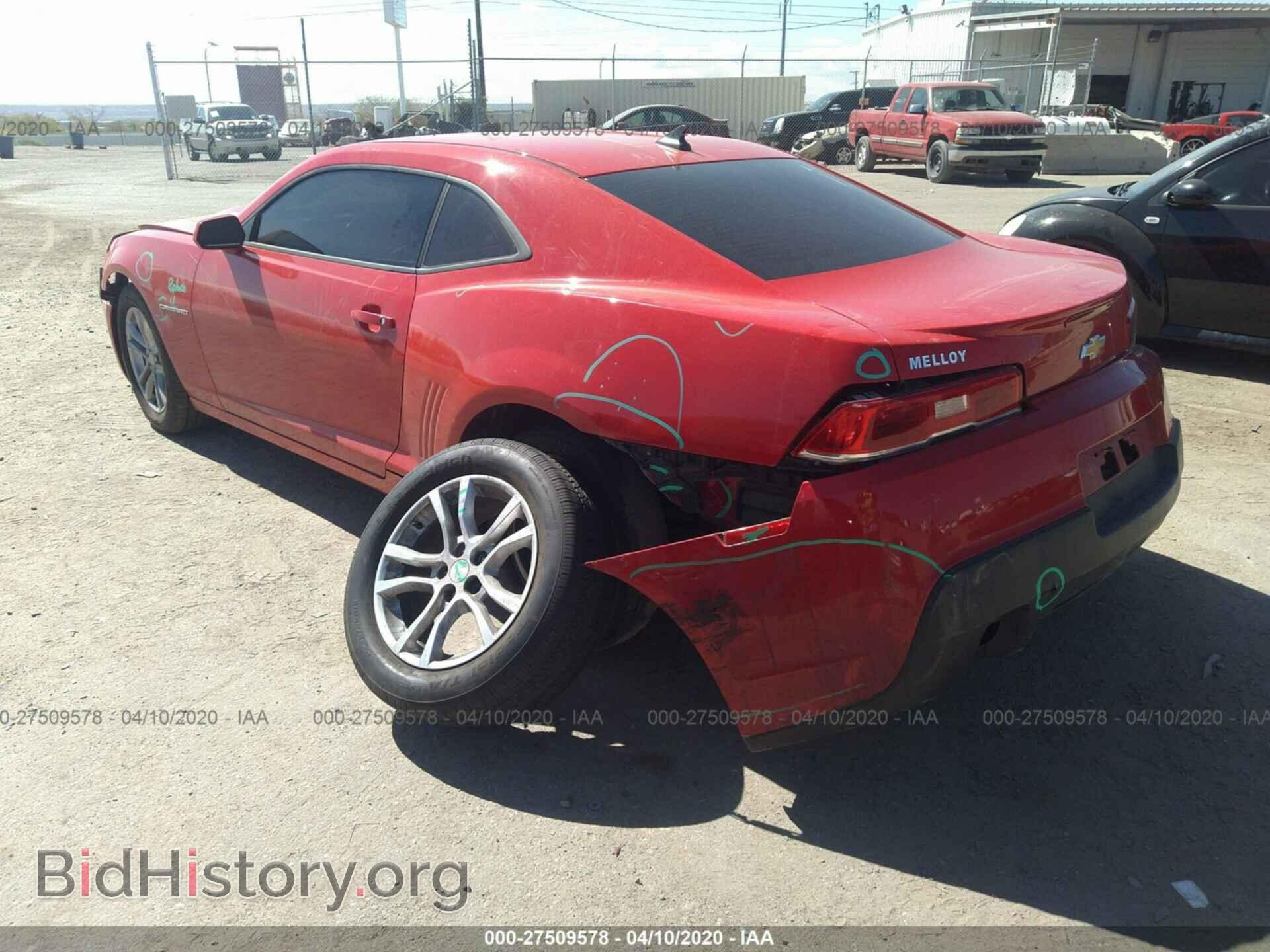 2015 CHEVROLET CAMARO - VIN: 2G1FD1E37F9112471 - Фото 3
