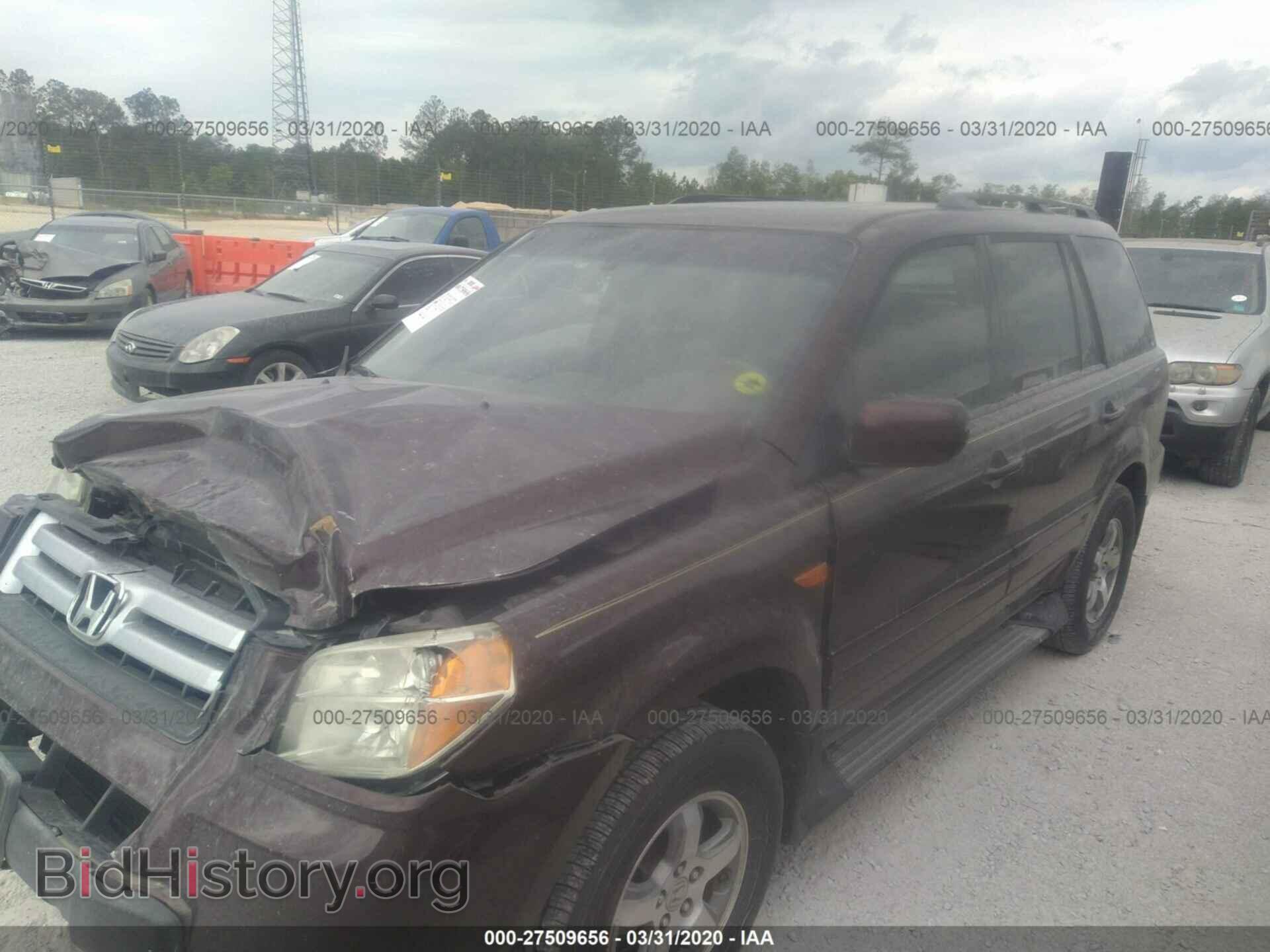 2007 HONDA PILOT - VIN: 5FNYF28617B030917 - Фото 2