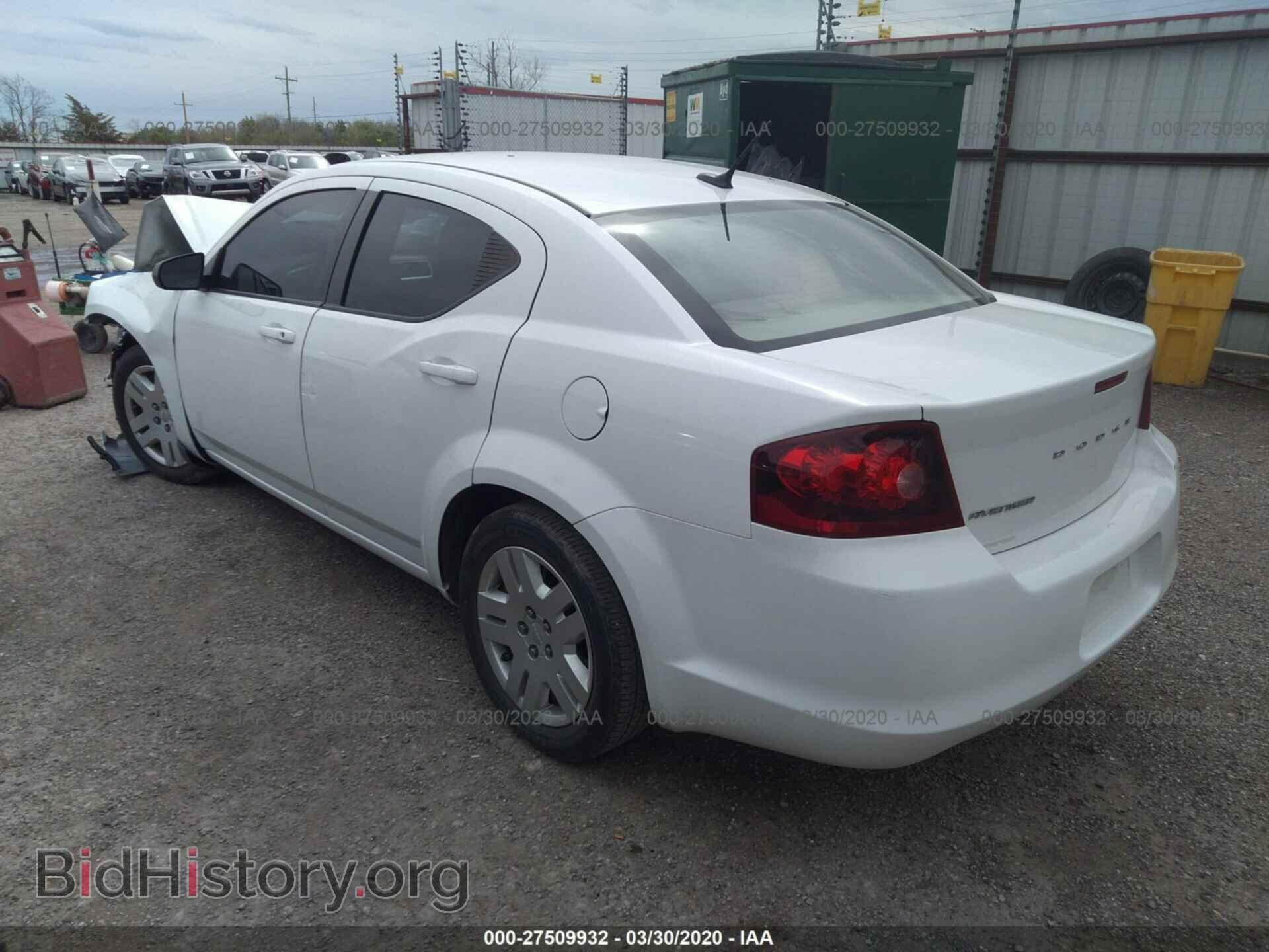 2013 DODGE AVENGER - VIN: 1C3CDZAB6DN582608 - Фото 3