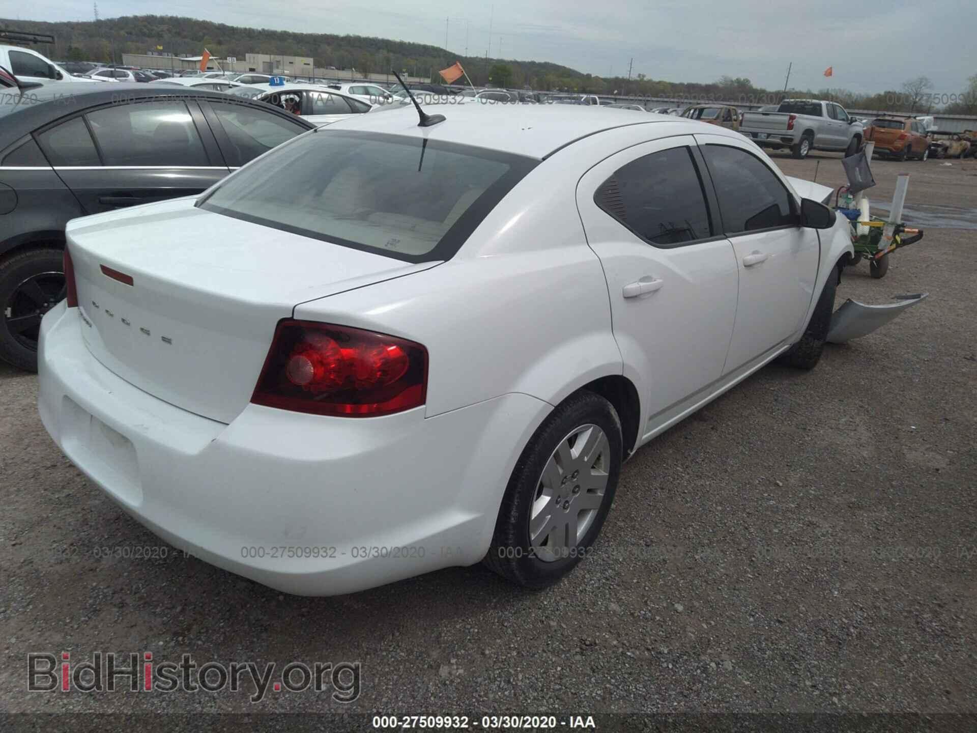 2013 DODGE AVENGER - VIN: 1C3CDZAB6DN582608 - Фото 4