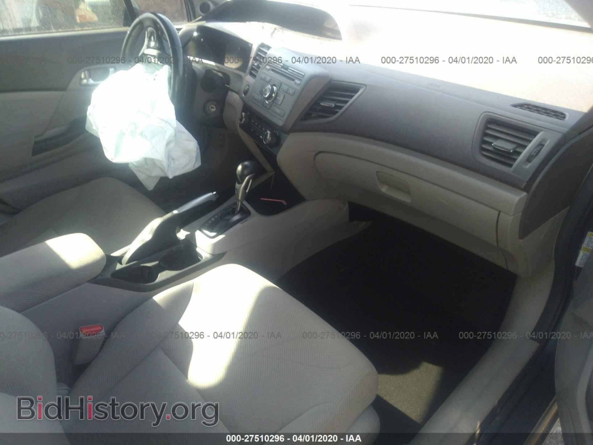 2012 HONDA CIVIC SDN - VIN: 2HGFB2F57CH002767 - Фото 5
