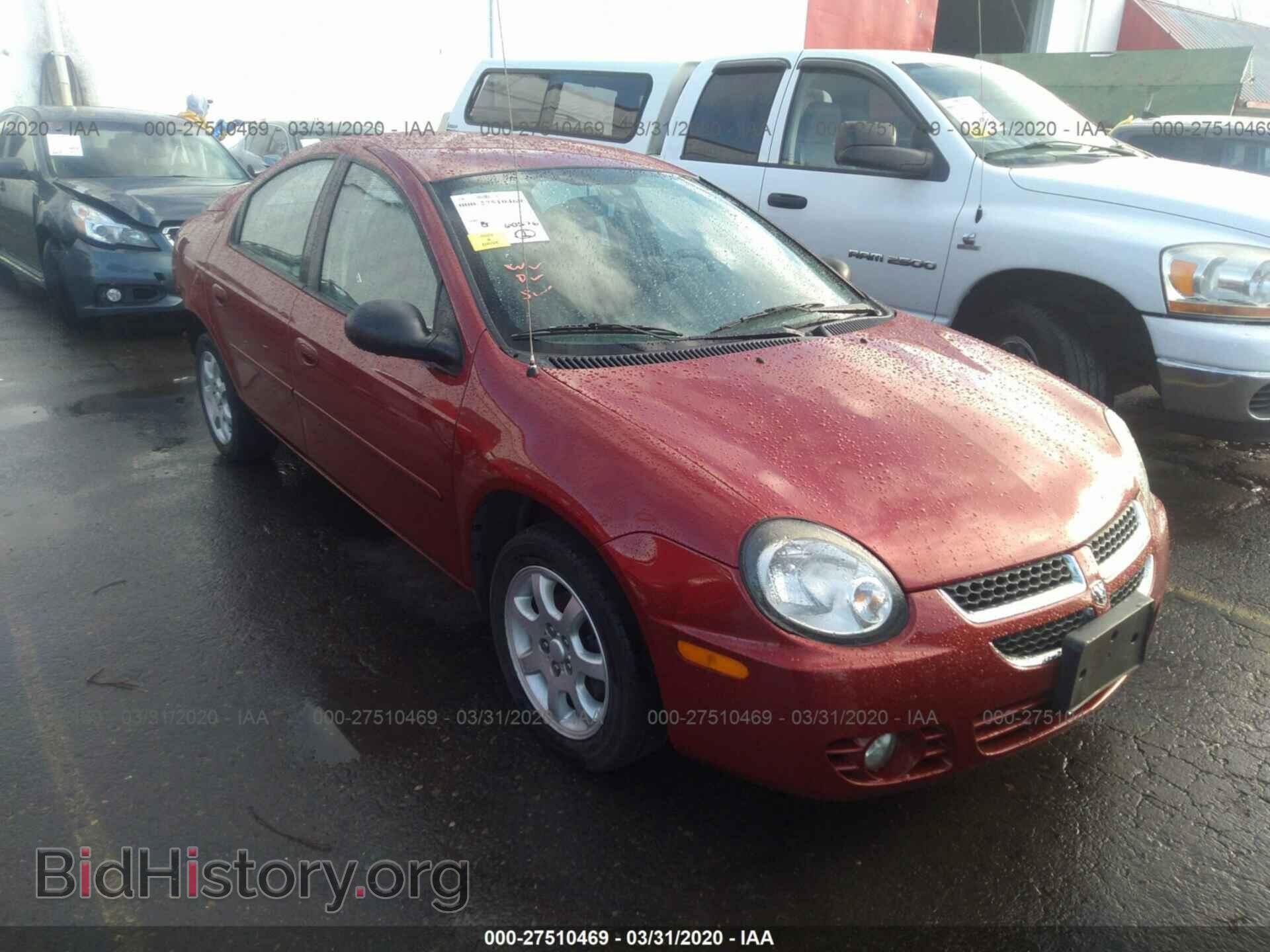 Photo 1B3ES56CX3D133863 - DODGE NEON 2003