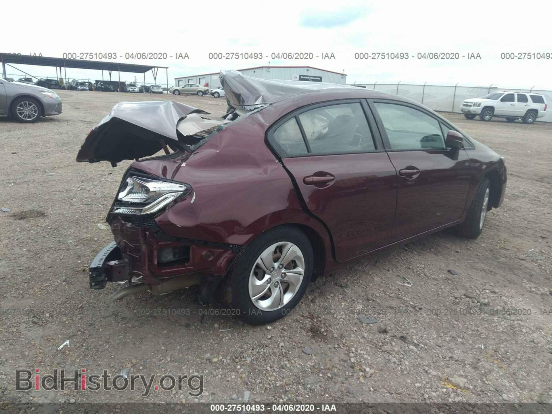 2014 HONDA CIVIC - VIN: 19XFB2F54EE017921 - Фото 4