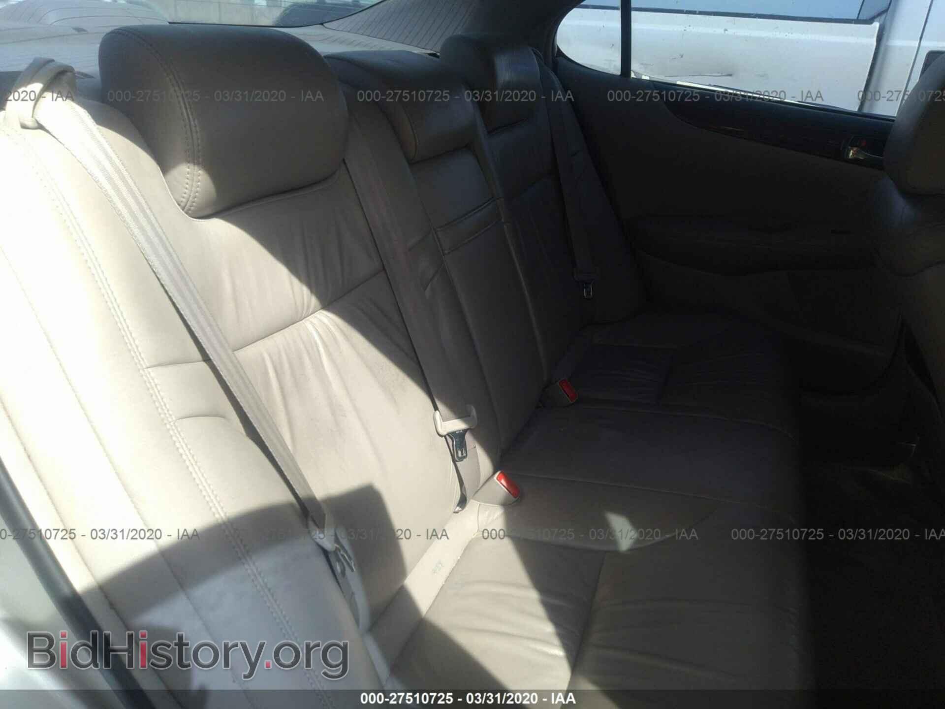 2003 LEXUS ES - VIN: JTHBF30G936012766 - Фото 8
