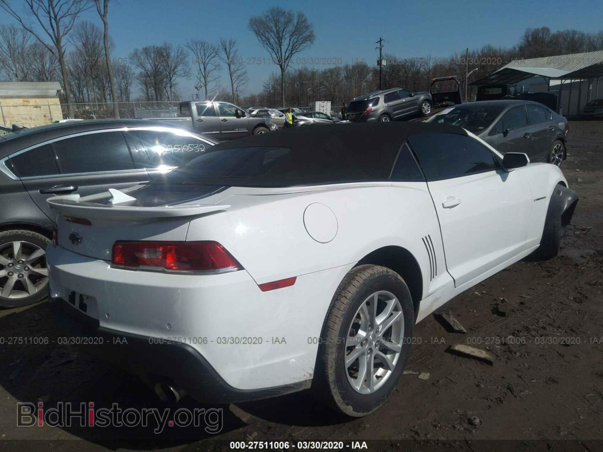 2014 CHEVROLET CAMARO - VIN: 2G1FB3D34E9319496 - Фото 4