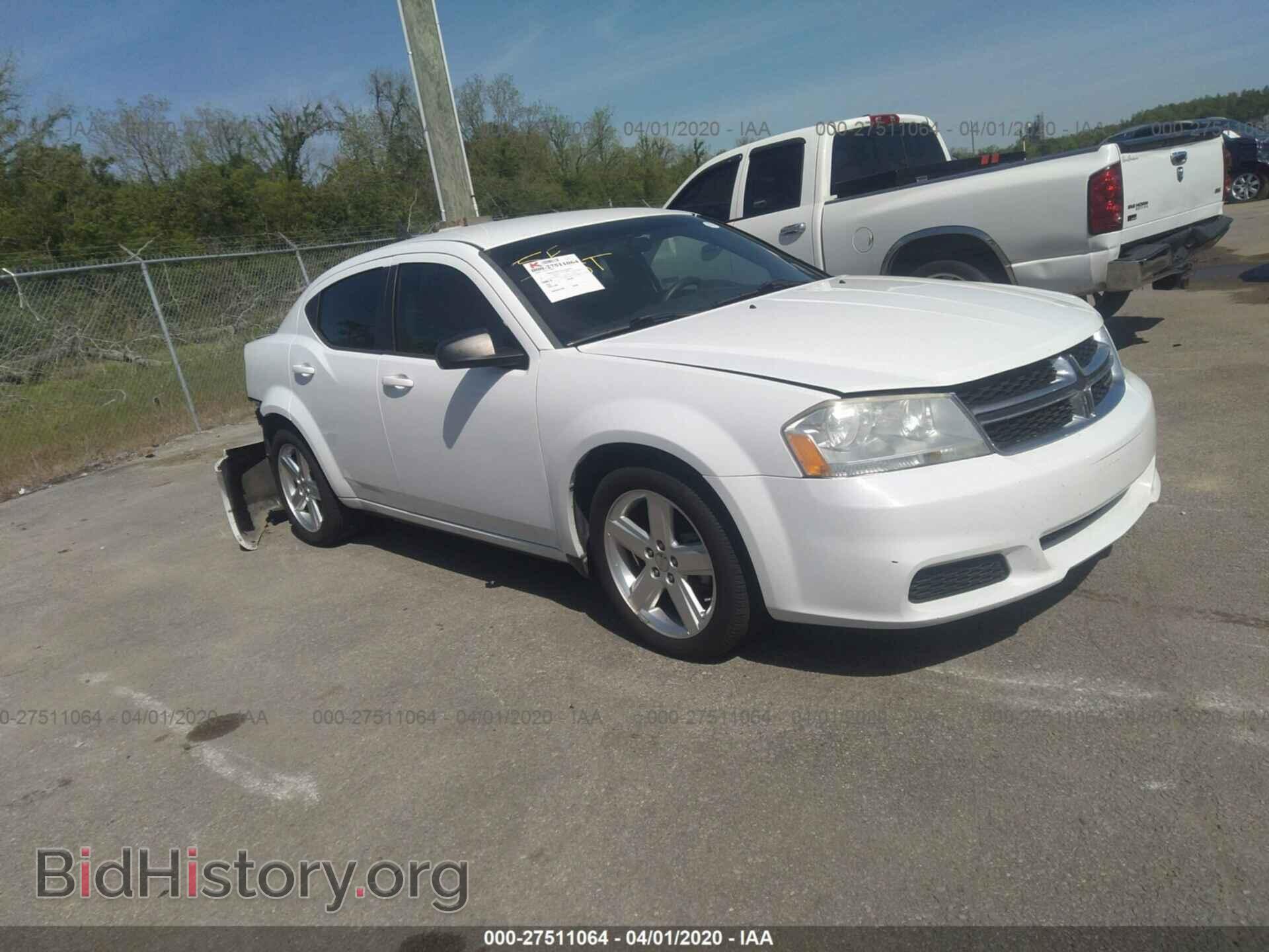 Фотография 1C3CDZAB0DN536563 - DODGE AVENGER 2013