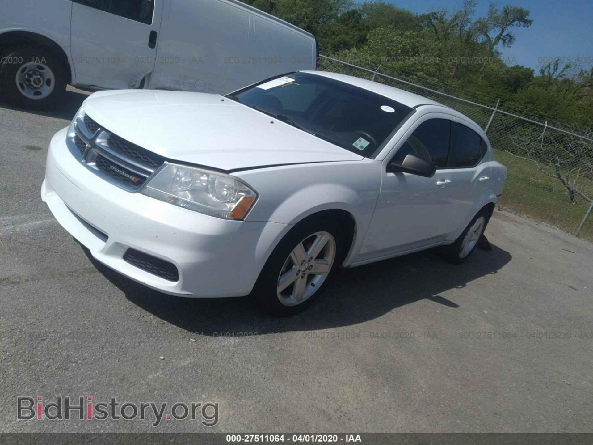 2013 DODGE AVENGER - VIN: 1C3CDZAB0DN536563 - Фото 2