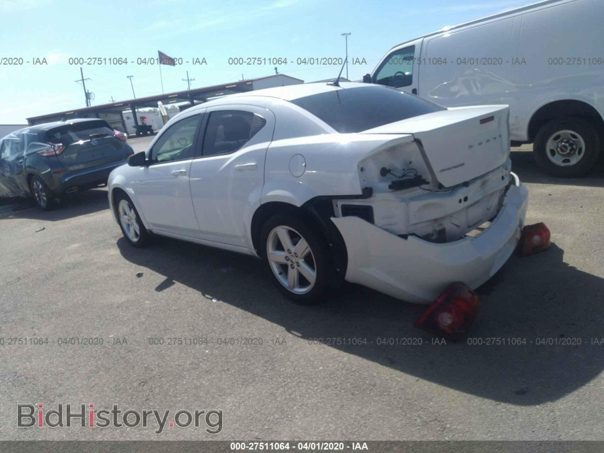 2013 DODGE AVENGER - VIN: 1C3CDZAB0DN536563 - Фото 3