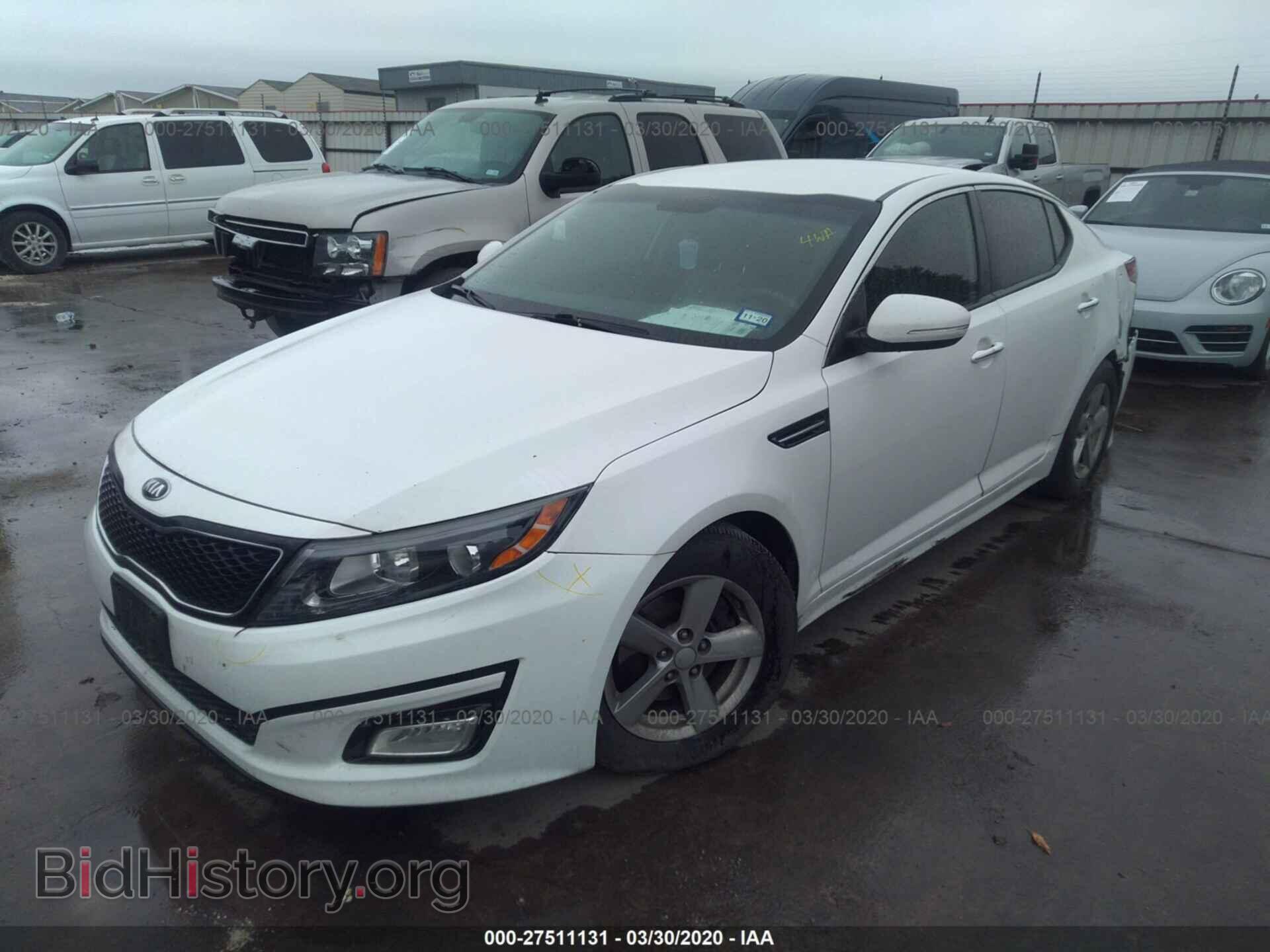 2014 KIA OPTIMA - VIN: 5XXGM4A72EG261593 - Фото 2