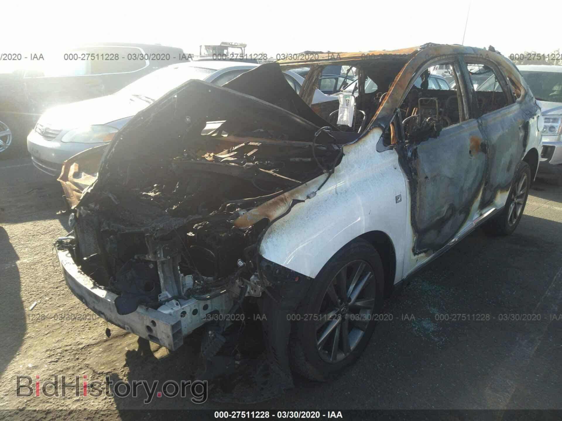 2015 LEXUS RX - VIN: 2T2BK1BAXFC297917 - Фото 2