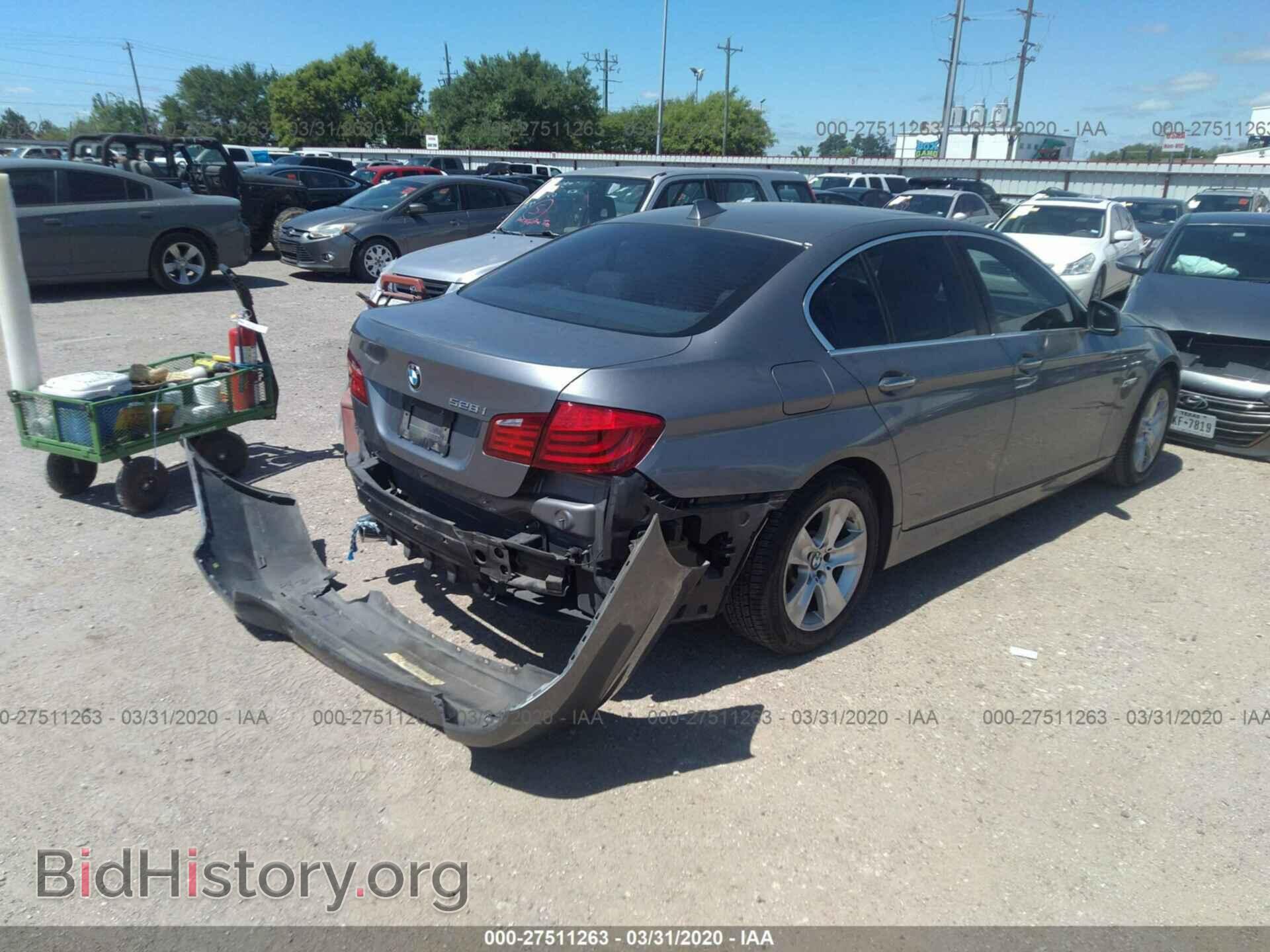 2011 BMW 528 - VIN: WBAFR1C55BC260311 - Фото 4