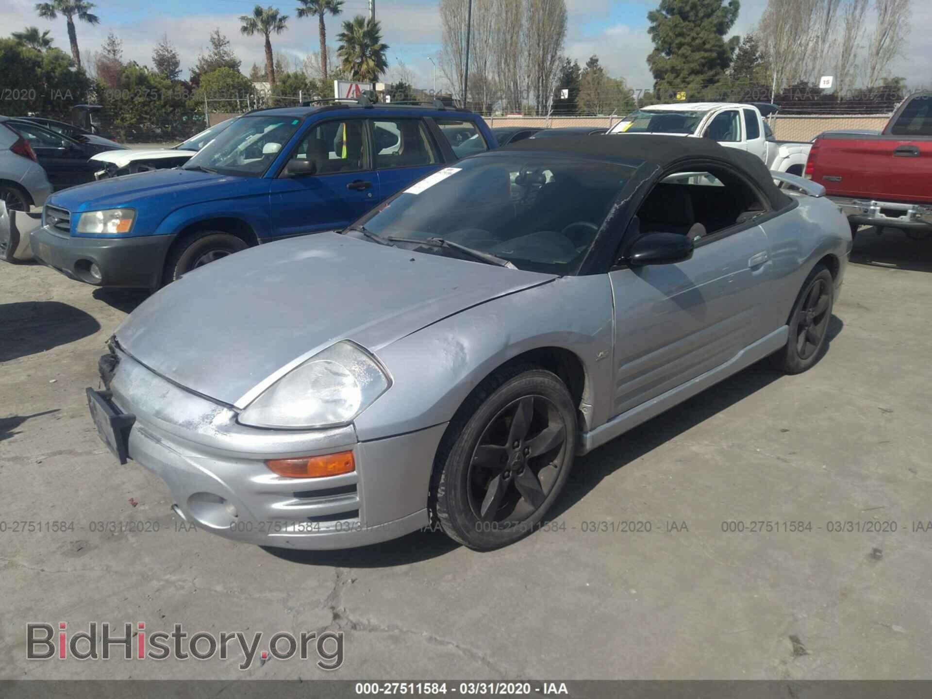 2003 MITSUBISHI ECLIPSE - VIN: 4A3AE55H63E027550 - Photo 2