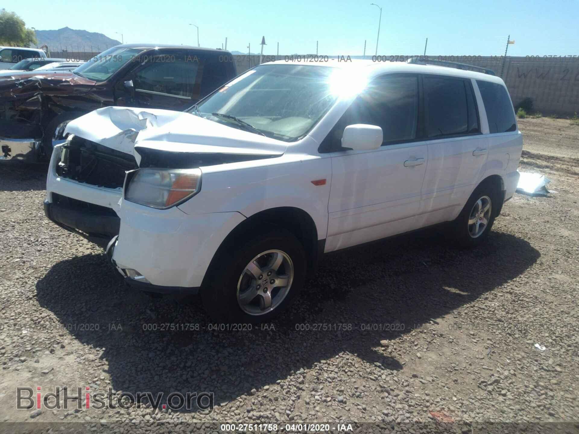 2007 HONDA PILOT - VIN: 2HKYF18417H515522 - Фото 2