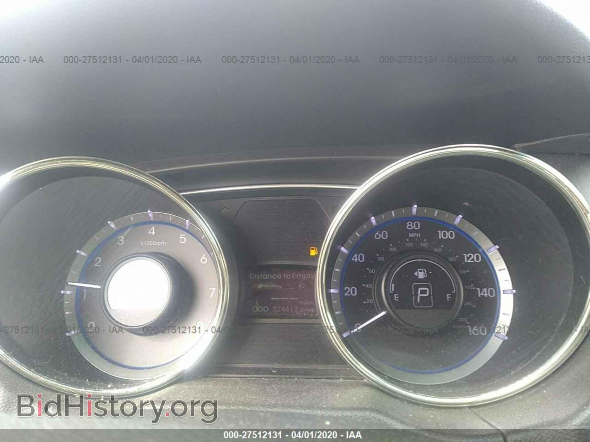 2012 HYUNDAI SONATA - VIN: 5NPEB4ACXCH347987 - Фото 7