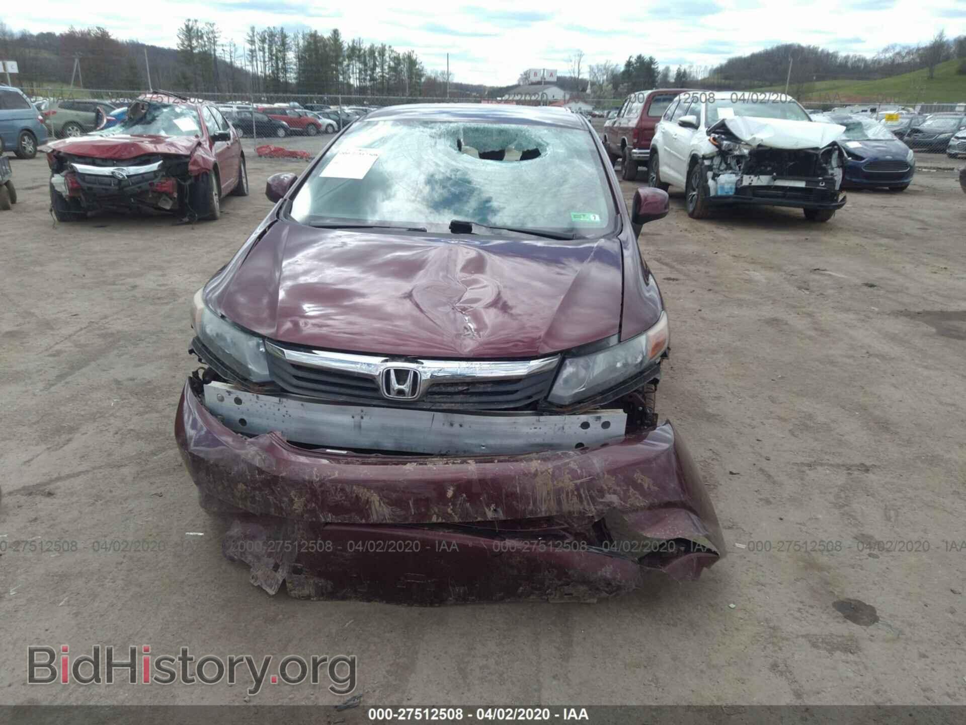 2012 HONDA CIVIC - VIN: 19XFB2F59CE351164 - Фото 6