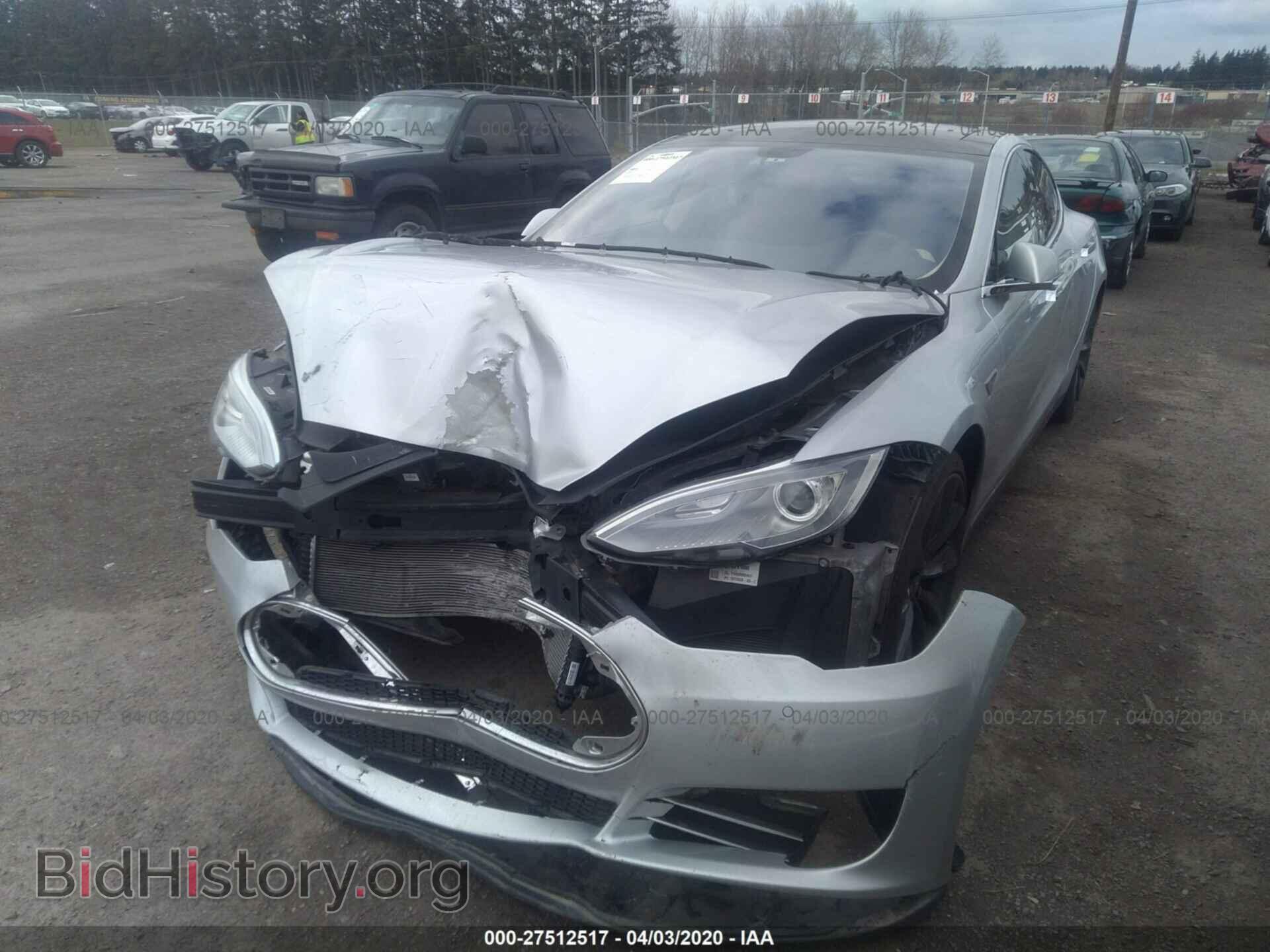 2014 TESLA MODEL S - VIN: 5YJSA1H14EFP39308 - Photo 2