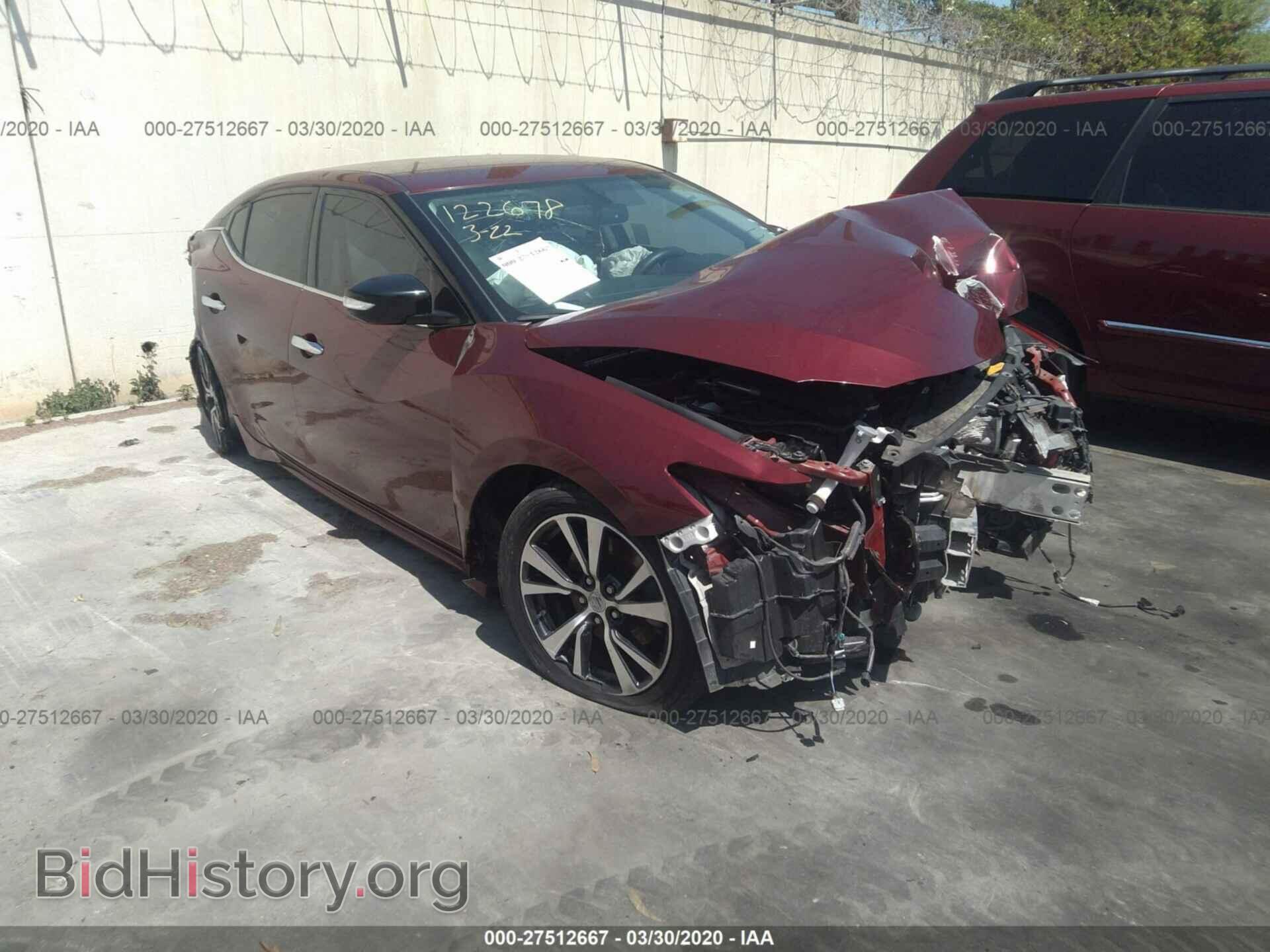 Фотография 1N4AA6AP5HC387273 - NISSAN MAXIMA 2017