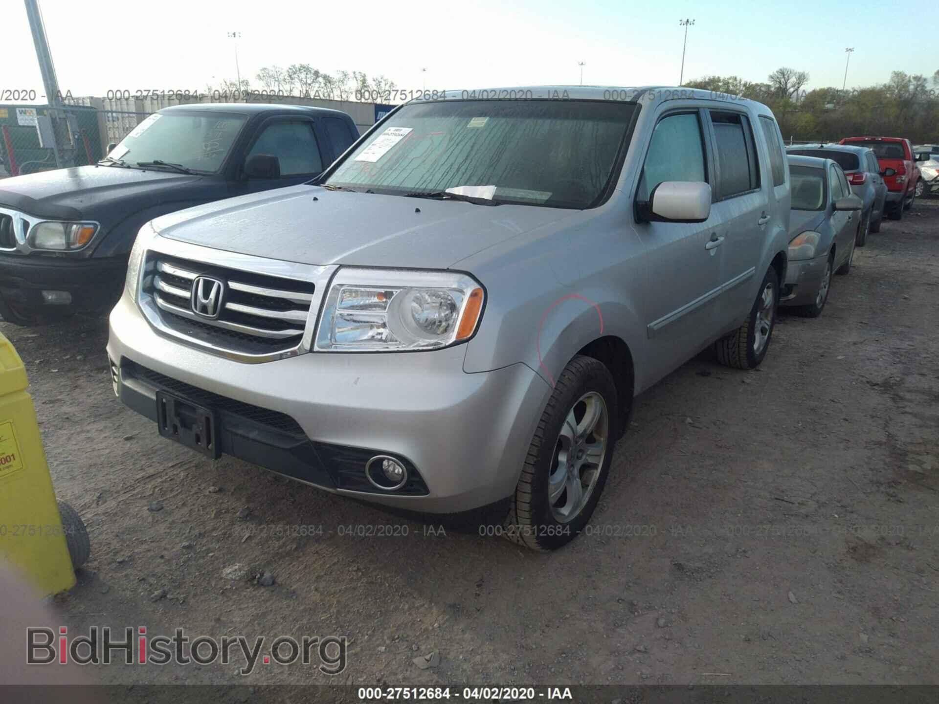 2012 HONDA PILOT - VIN: 5FNYF4H52CB047397 - Фото 2