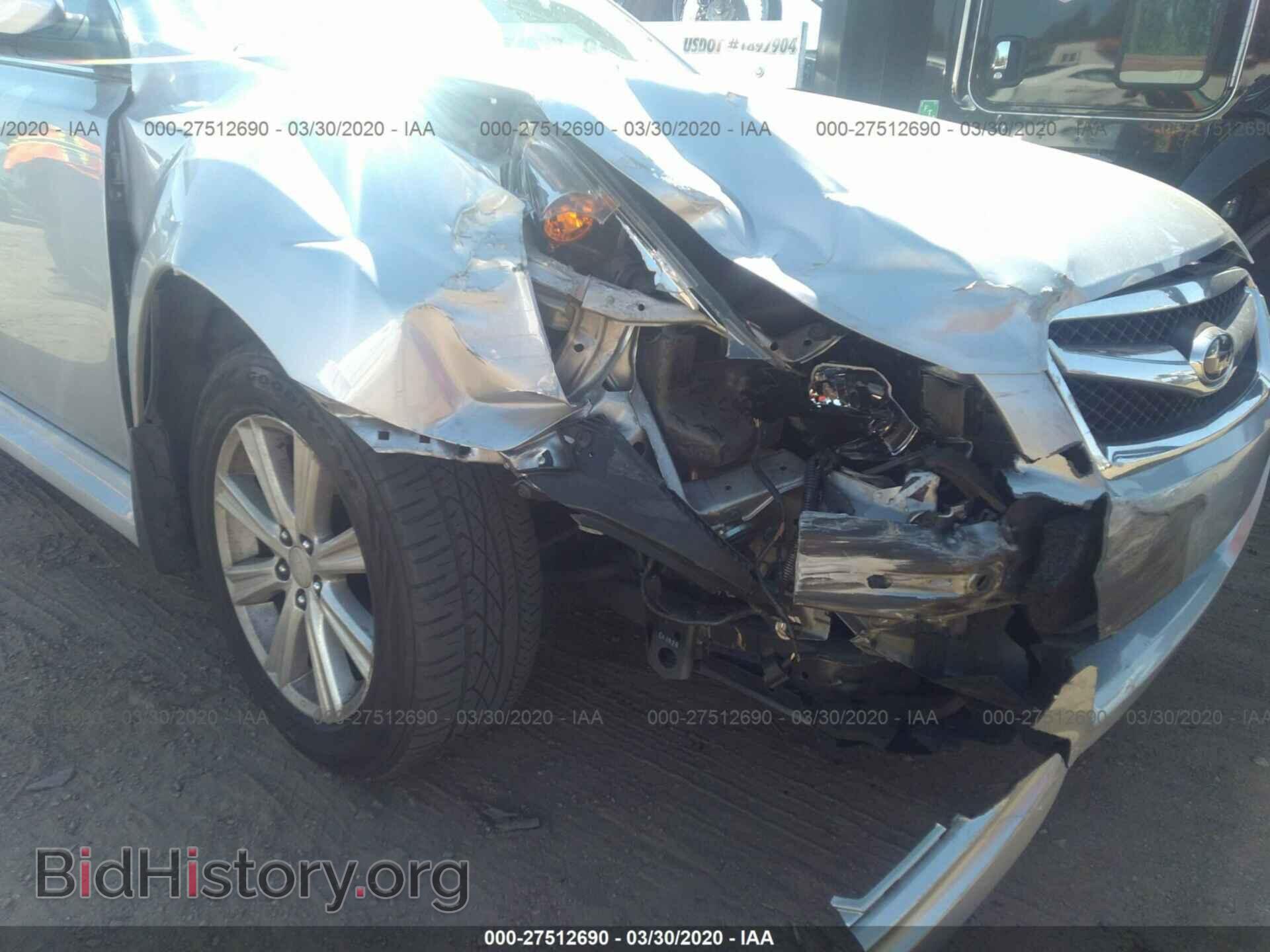 2012 SUBARU LEGACY - VIN: 4S3BMBB63C3002385 - Фото 6