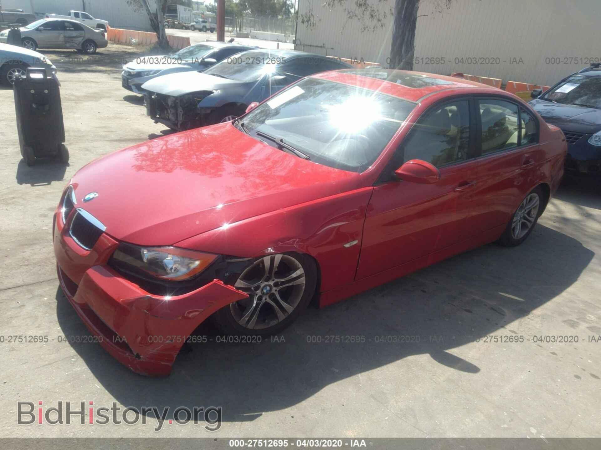 2008 BMW 328 - VIN: WBAVA37548NL54699 - Фото 2