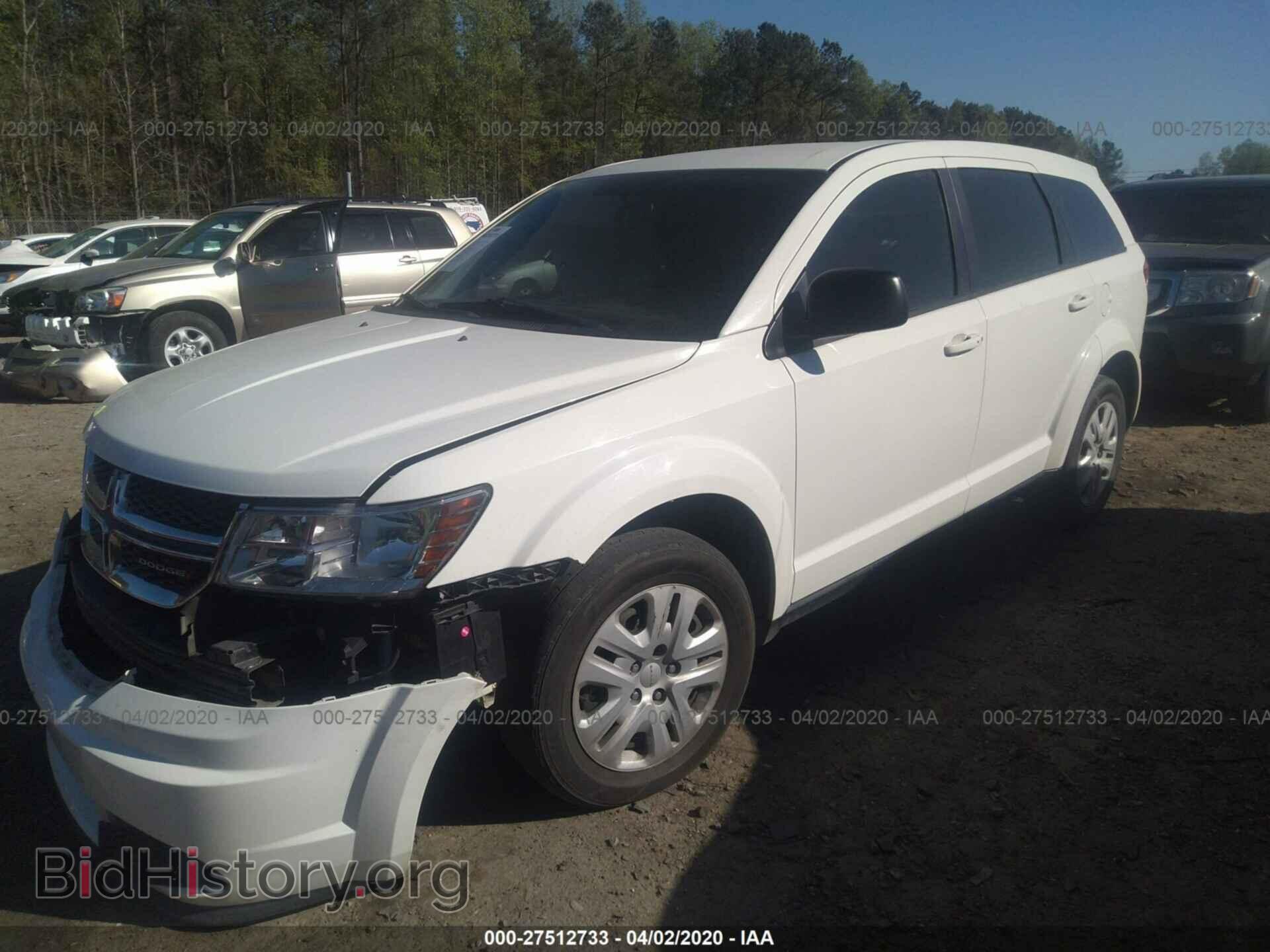 2014 DODGE JOURNEY - VIN: 3C4PDCAB3ET241727 - Фото 2