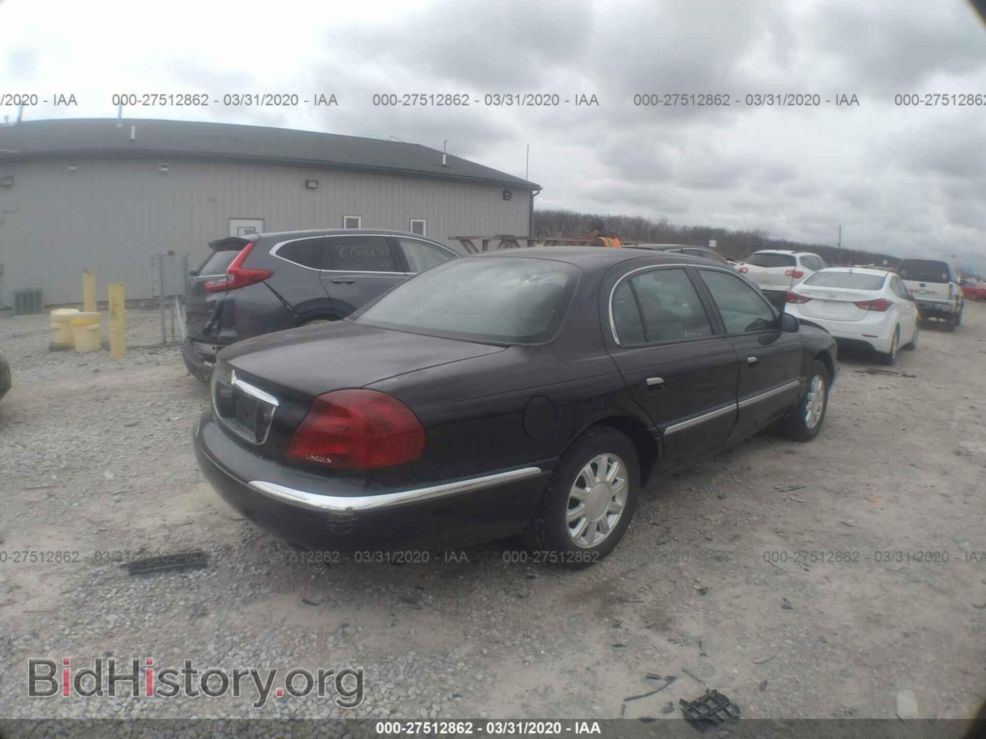 2001 LINCOLN CONTINENTAL - VIN: 1LNHM97V21Y678468 - Фото 4