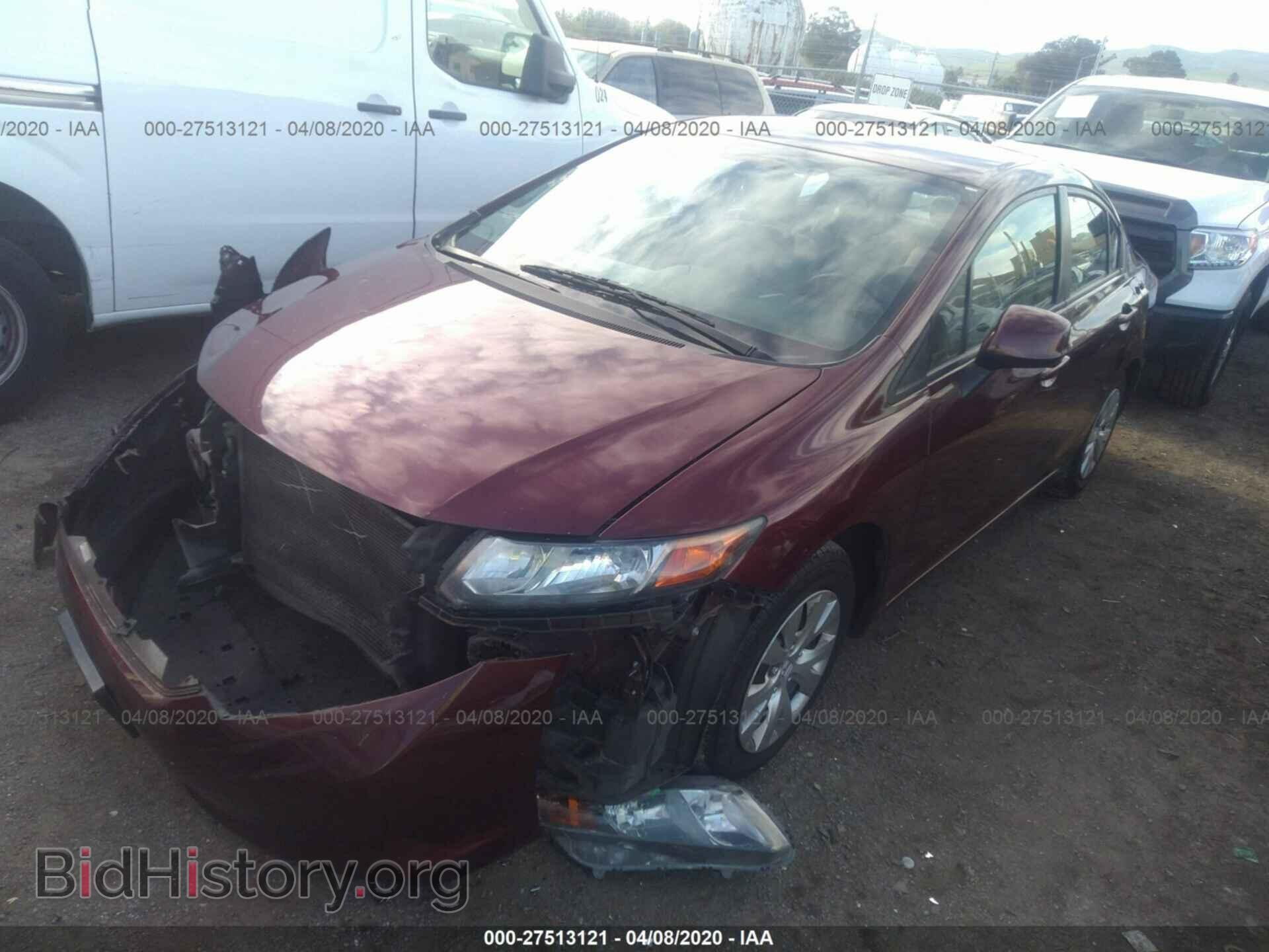 2012 HONDA CIVIC - VIN: 2HGFB2F54CH579997 - Фото 2