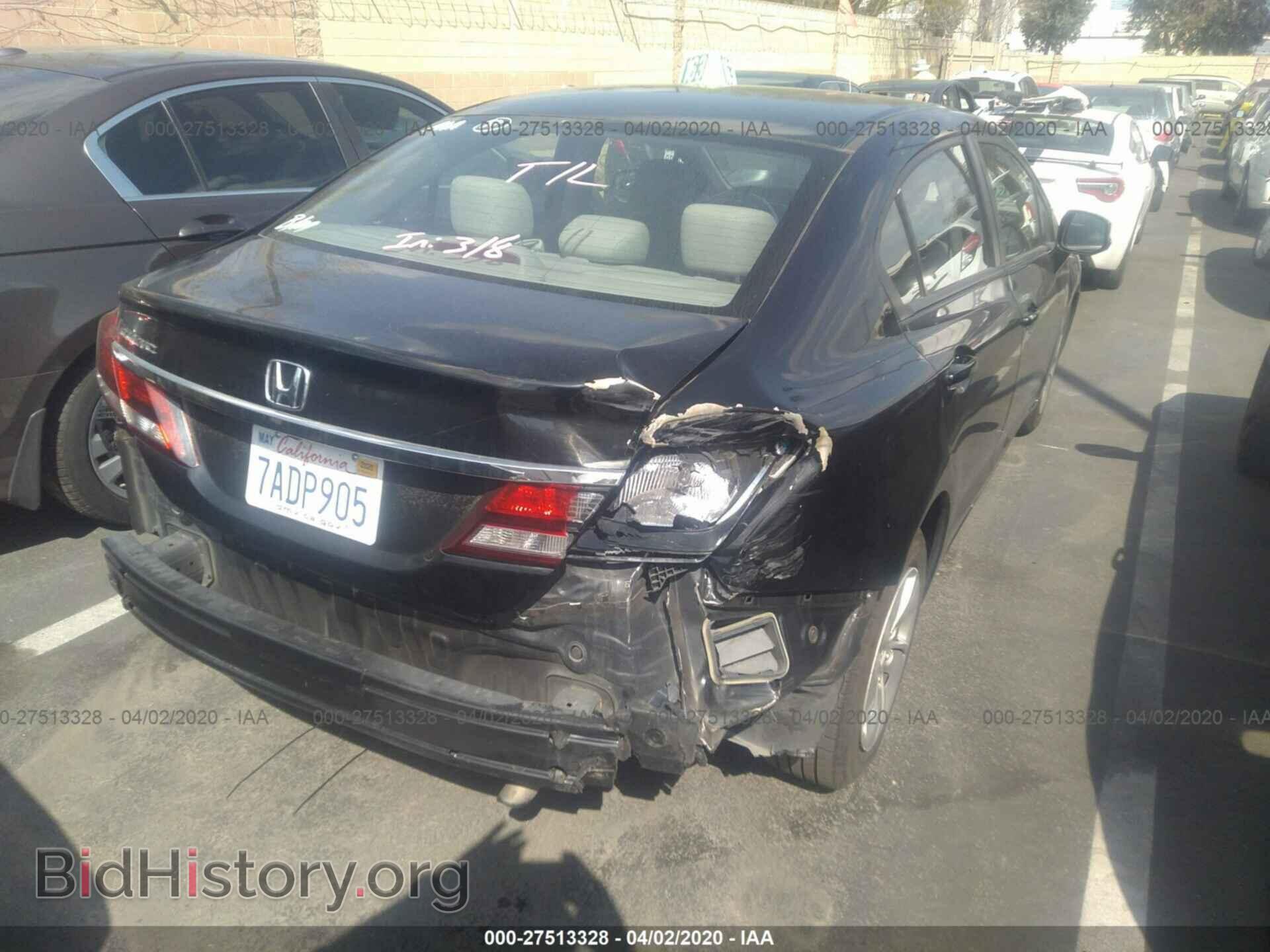 2013 HONDA CIVIC - VIN: 19XFB2F56DE227869 - Фото 4