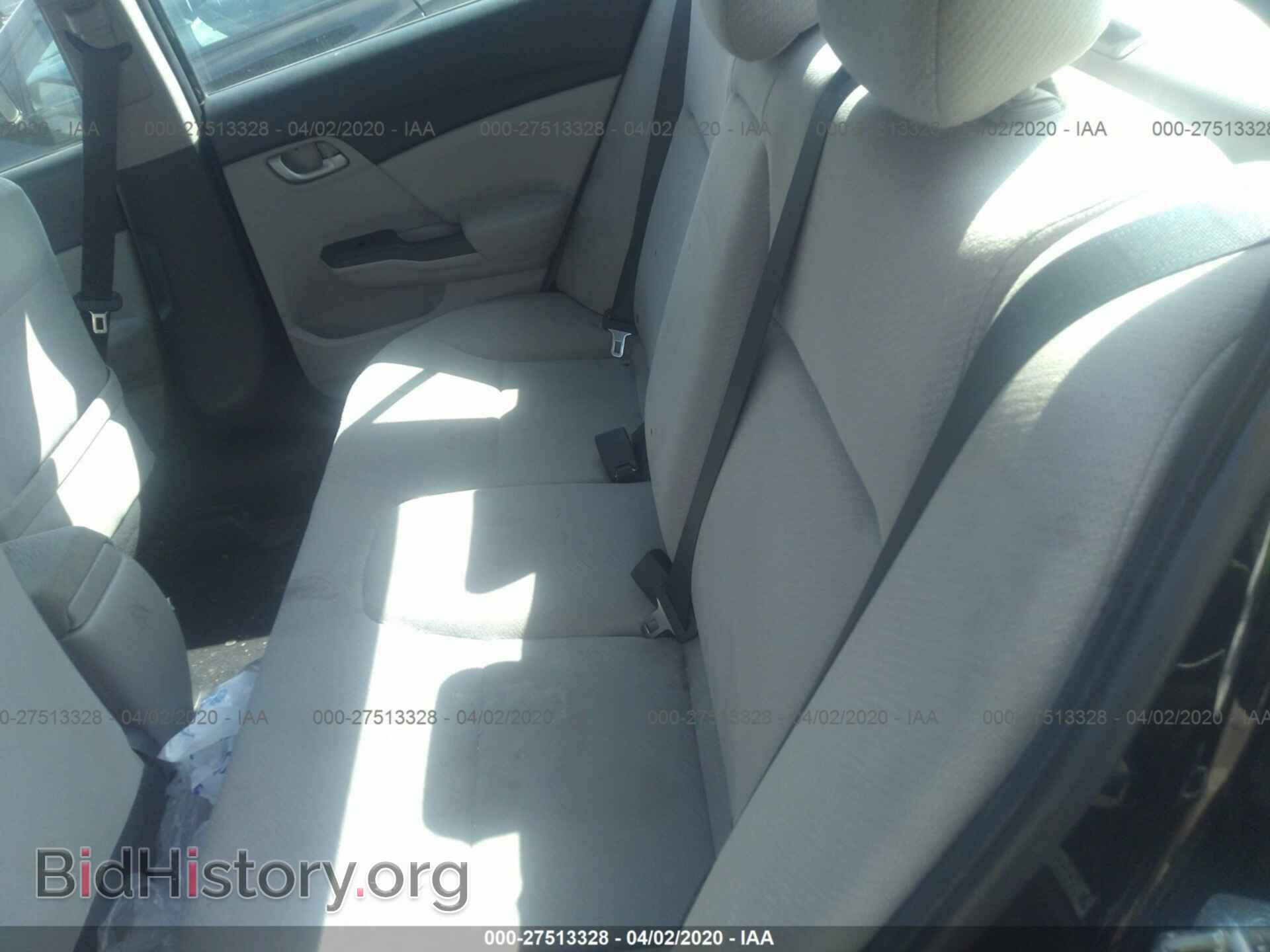 2013 HONDA CIVIC - VIN: 19XFB2F56DE227869 - Фото 8