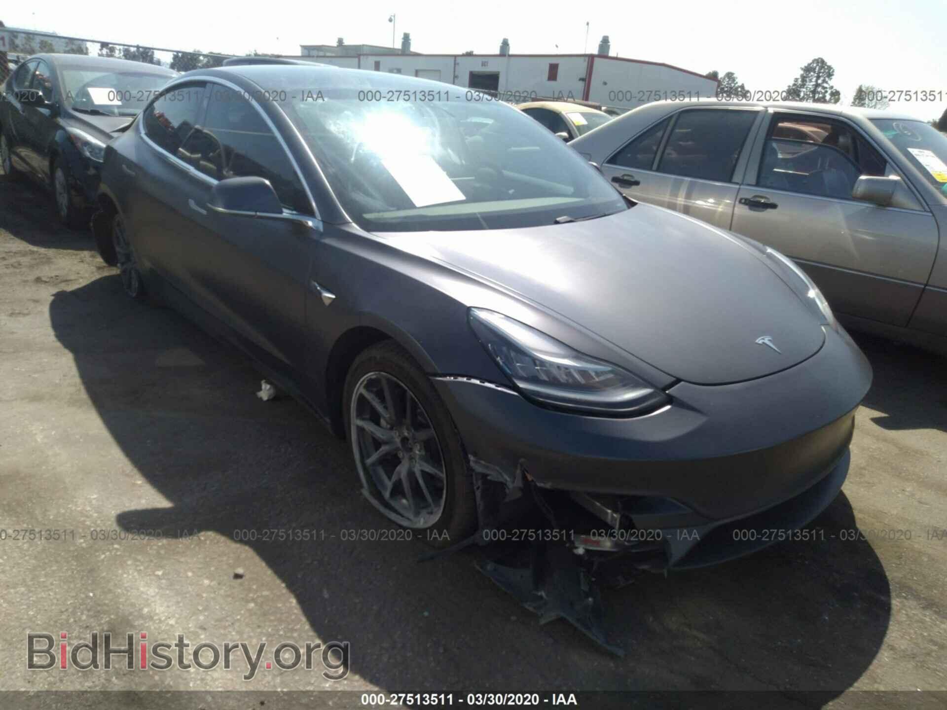 Photo 5YJ3E1EB7KF209934 - TESLA MODEL 3 2019
