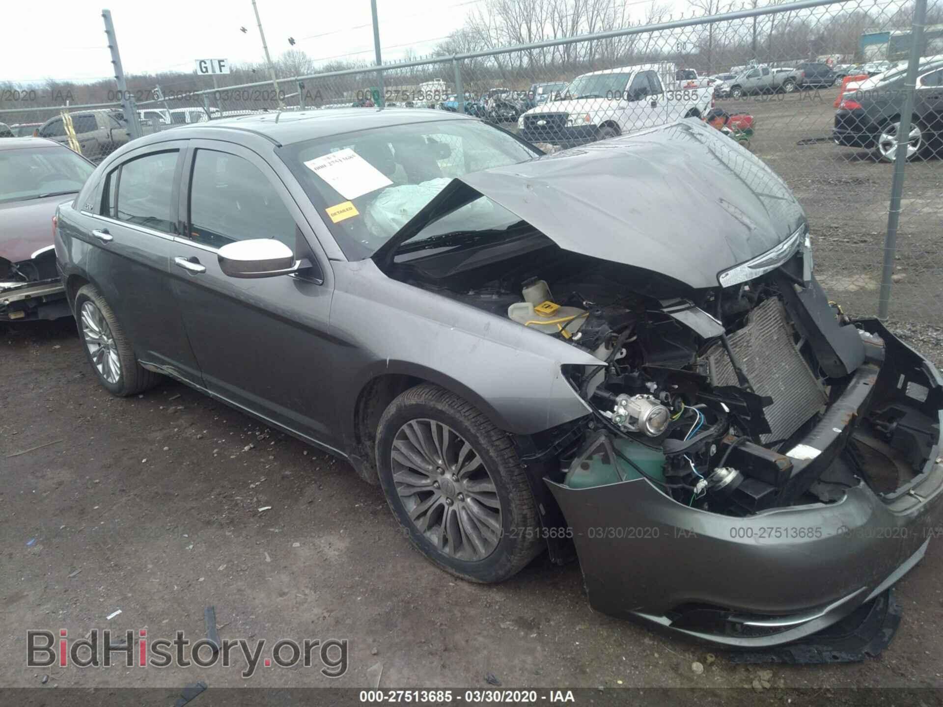 Фотография 1C3CCBCB2CN249411 - CHRYSLER 200 2012