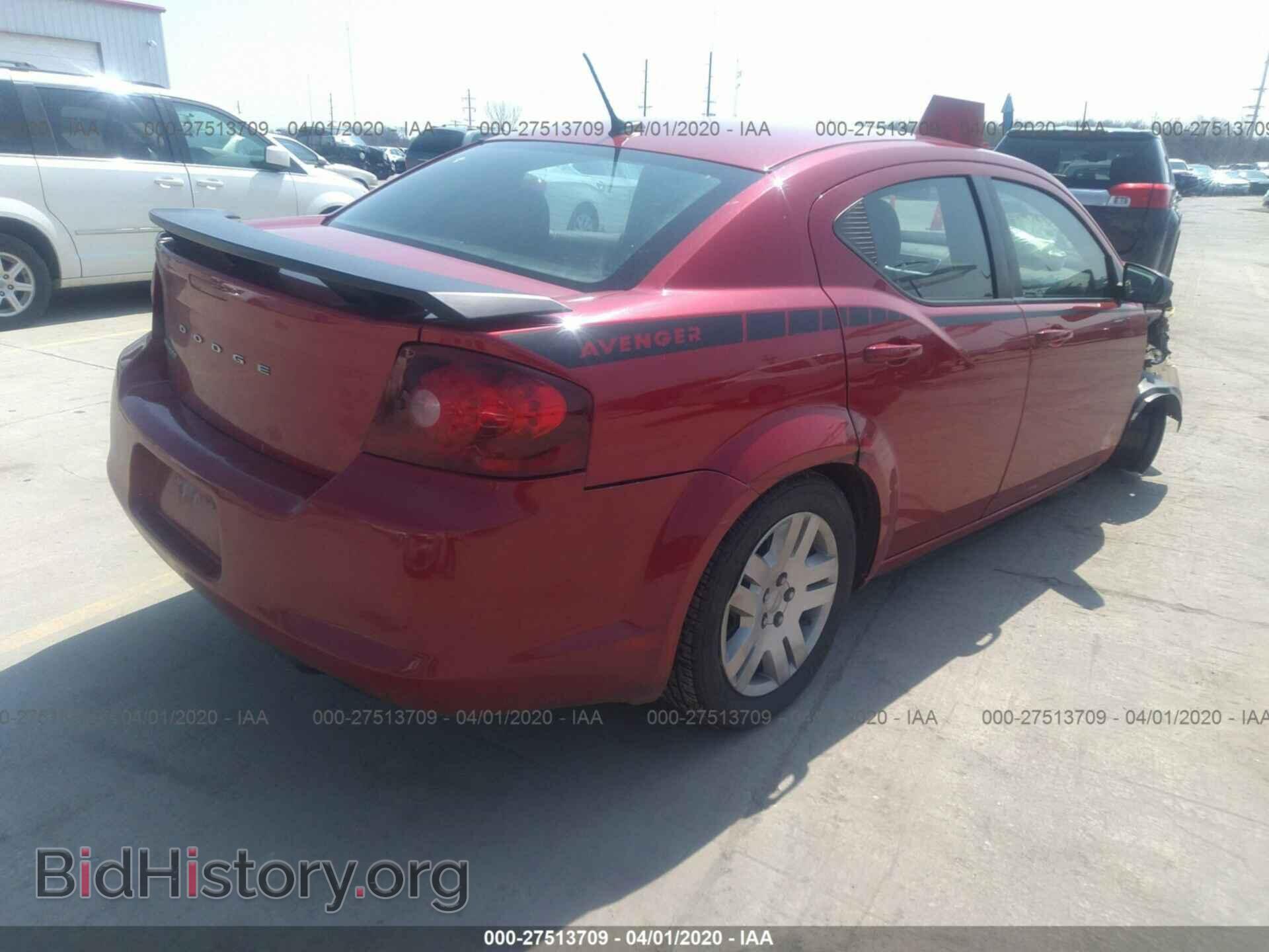 2013 DODGE AVENGER - VIN: 1C3CDZAB0DN541522 - Photo 4