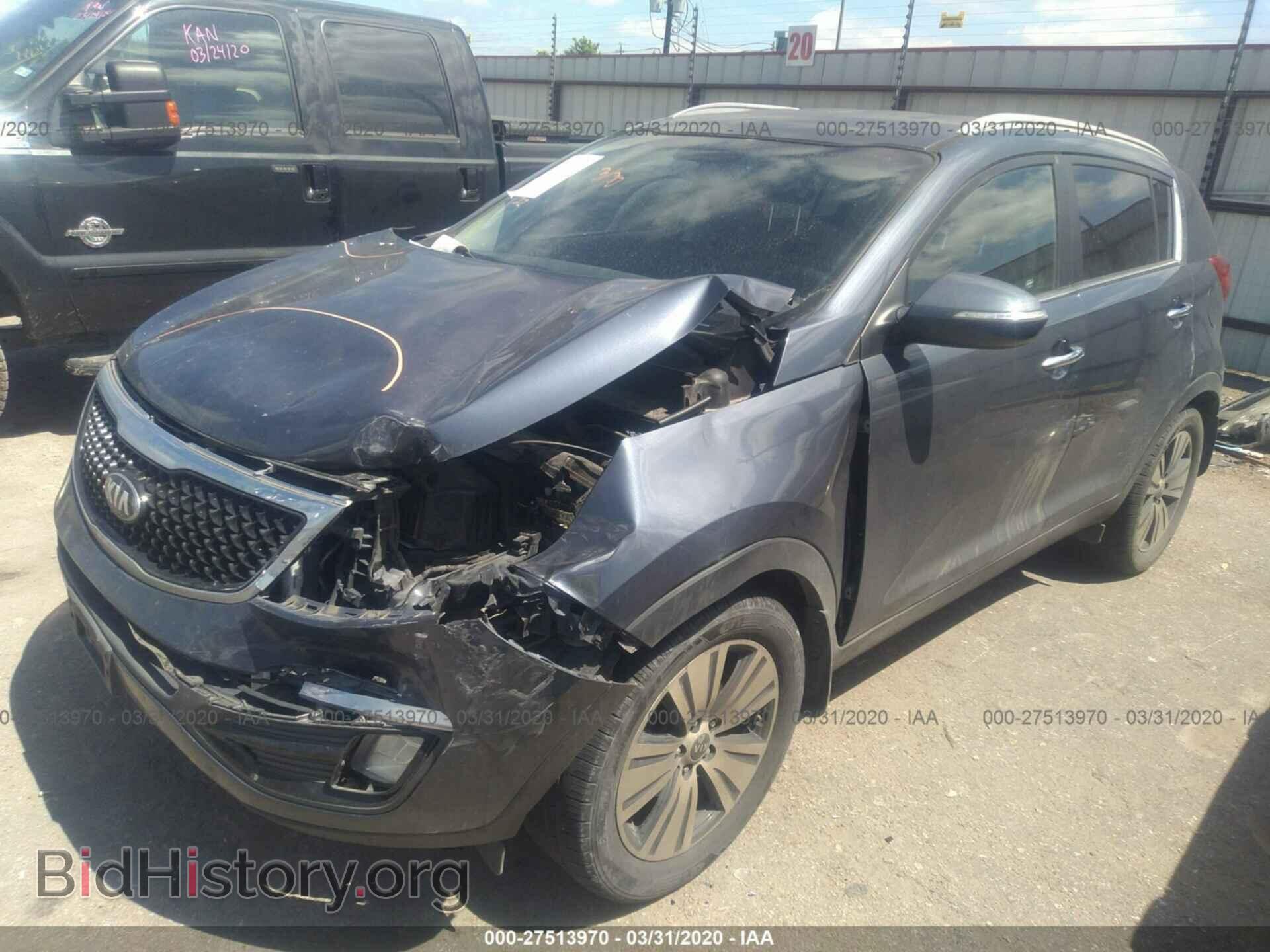 2014 KIA SPORTAGE - VIN: KNDPC3AC3E7650701 - Фото 2