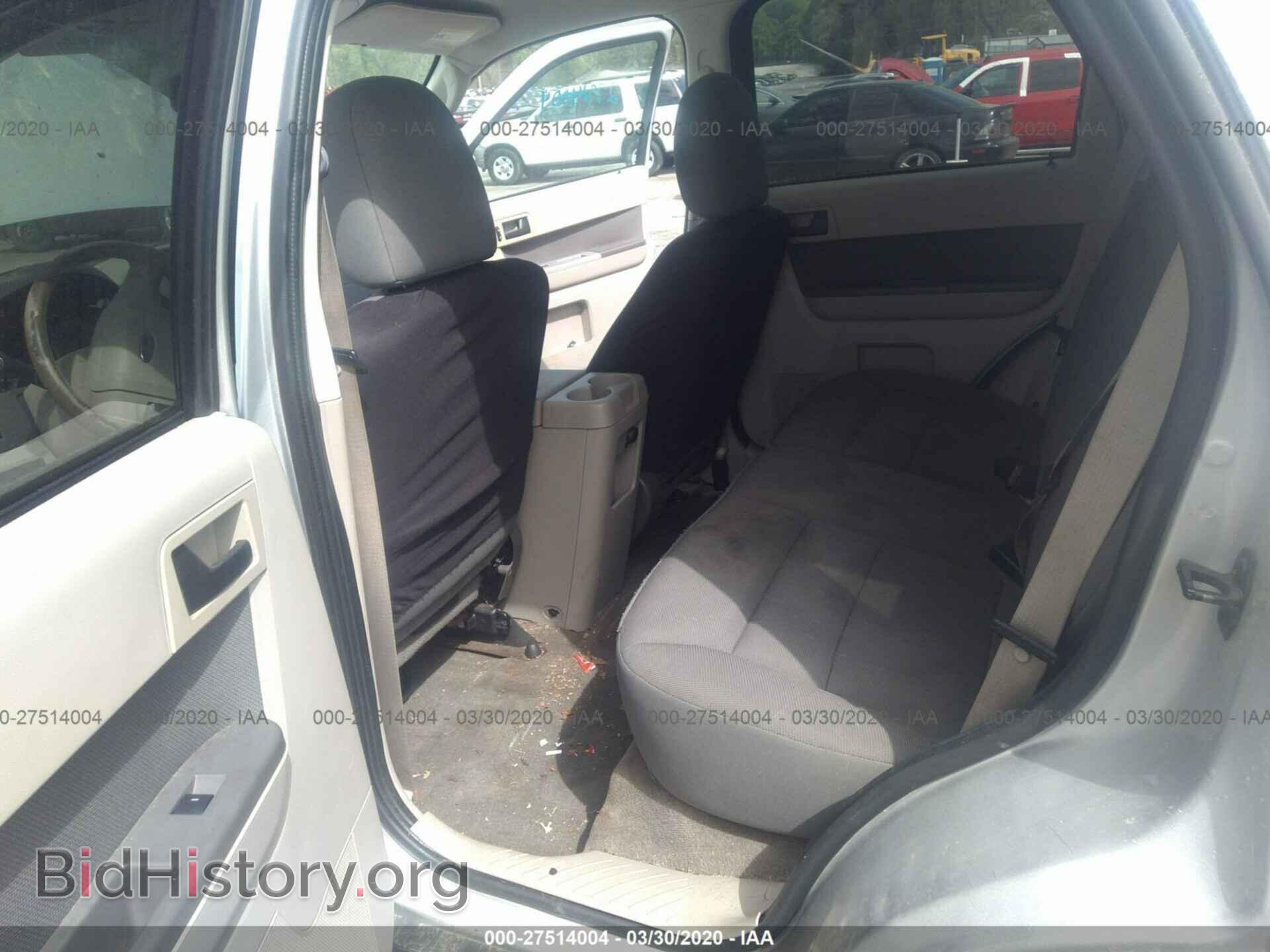 2009 FORD ESCAPE - VIN: 1FMCU937X9KC39244 - Фото 8
