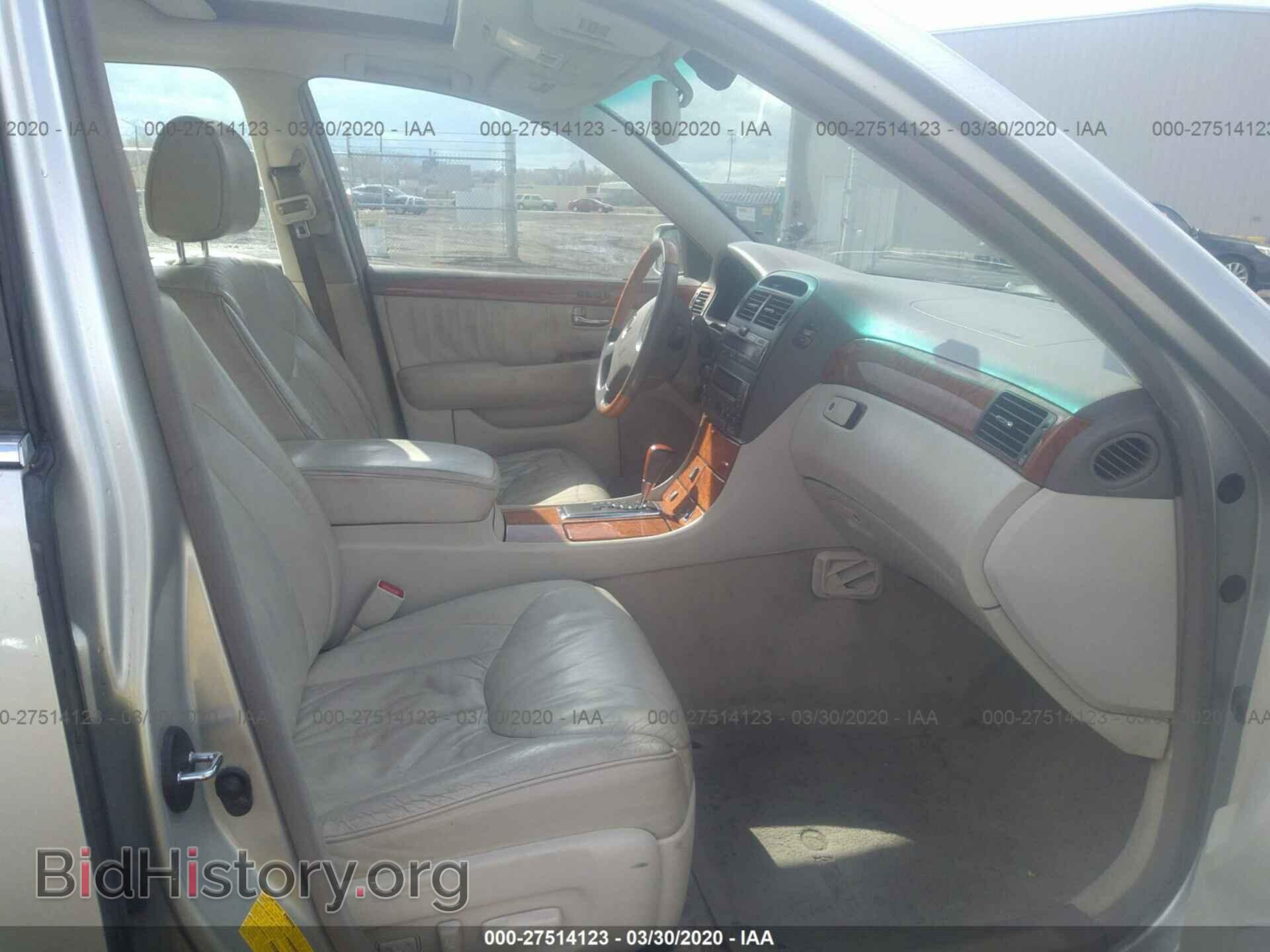 2002 LEXUS LS - VIN: JTHBN30F420060137 - Photo 5
