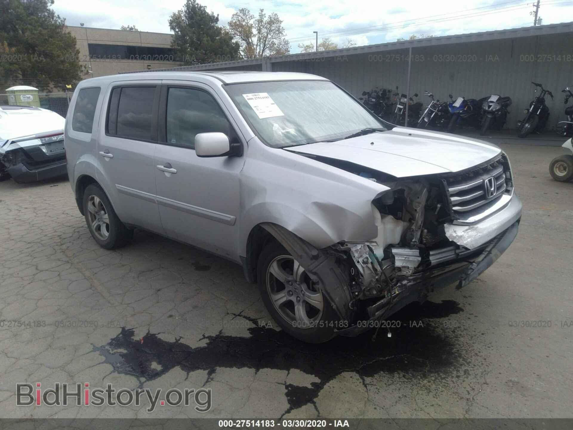 Фотография 5FNYF4H52CB069254 - HONDA PILOT 2012
