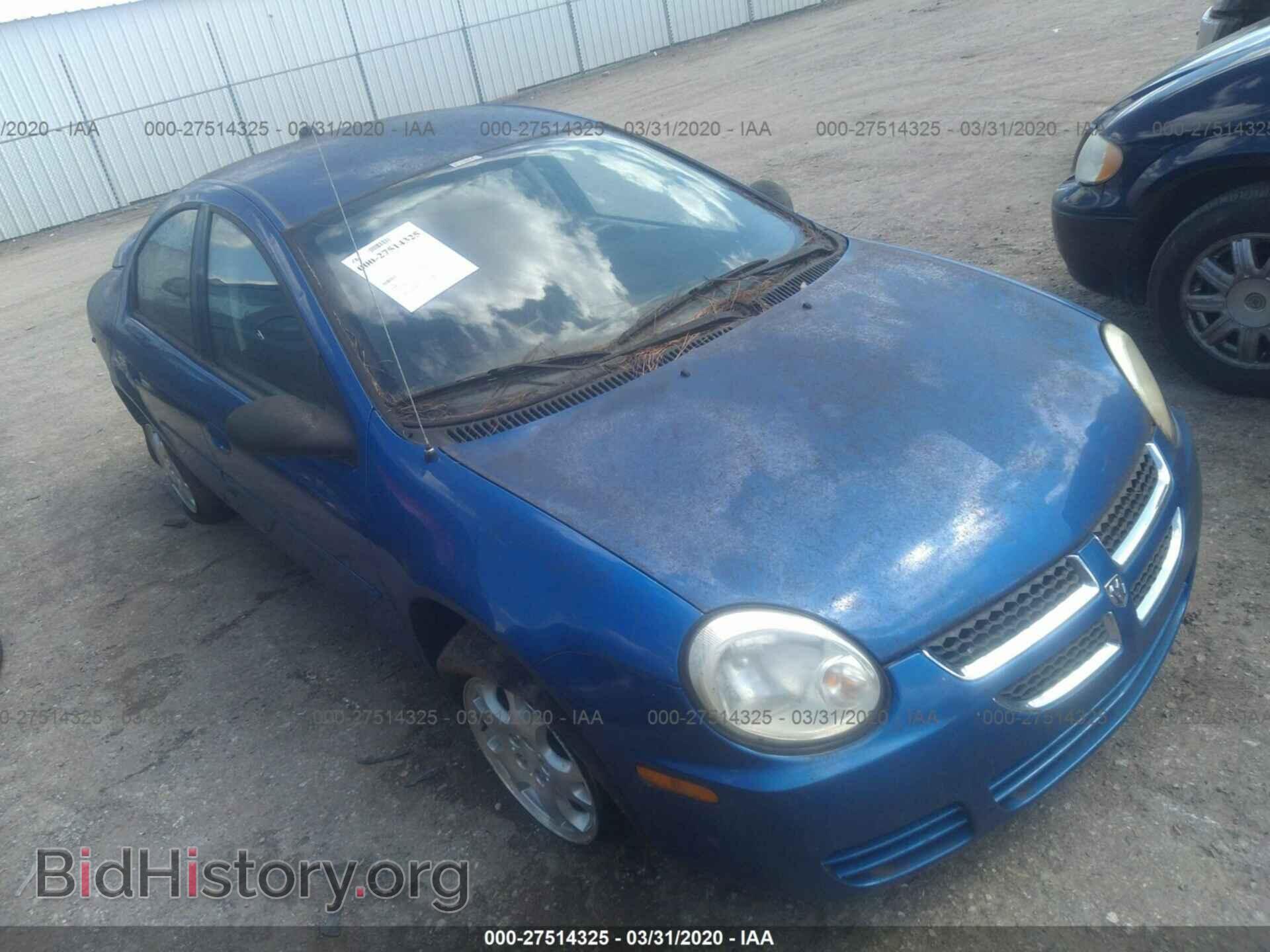 Photo 1B3ES56C94D538923 - DODGE NEON 2004