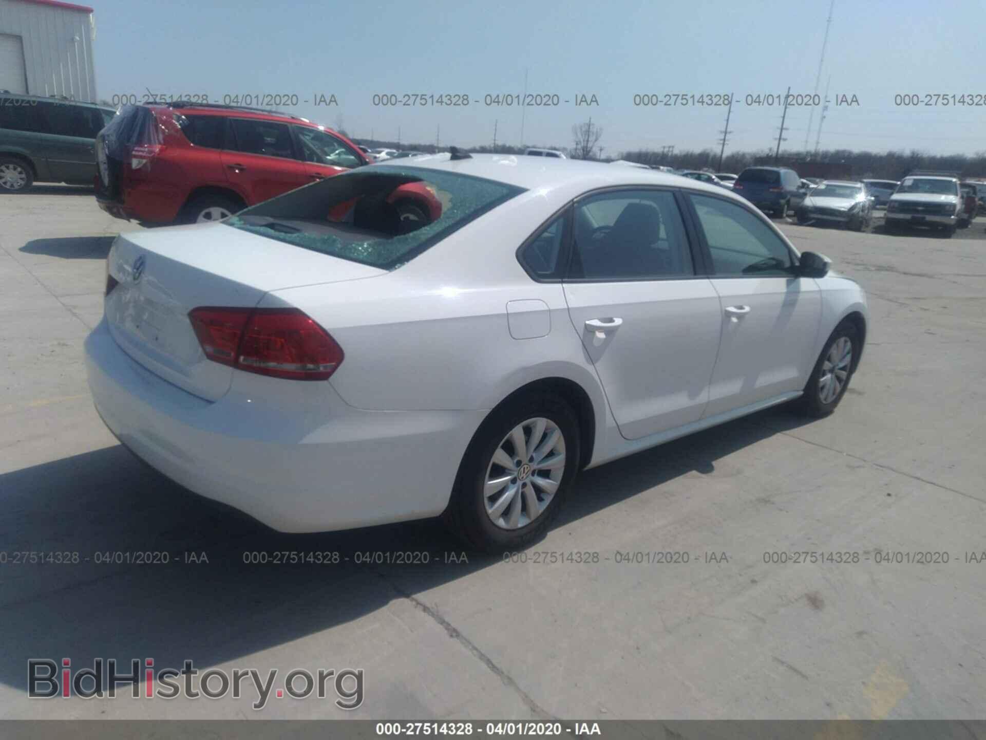 2014 VOLKSWAGEN PASSAT - VIN: 1VWAP7A3XEC019367 - Фото 4