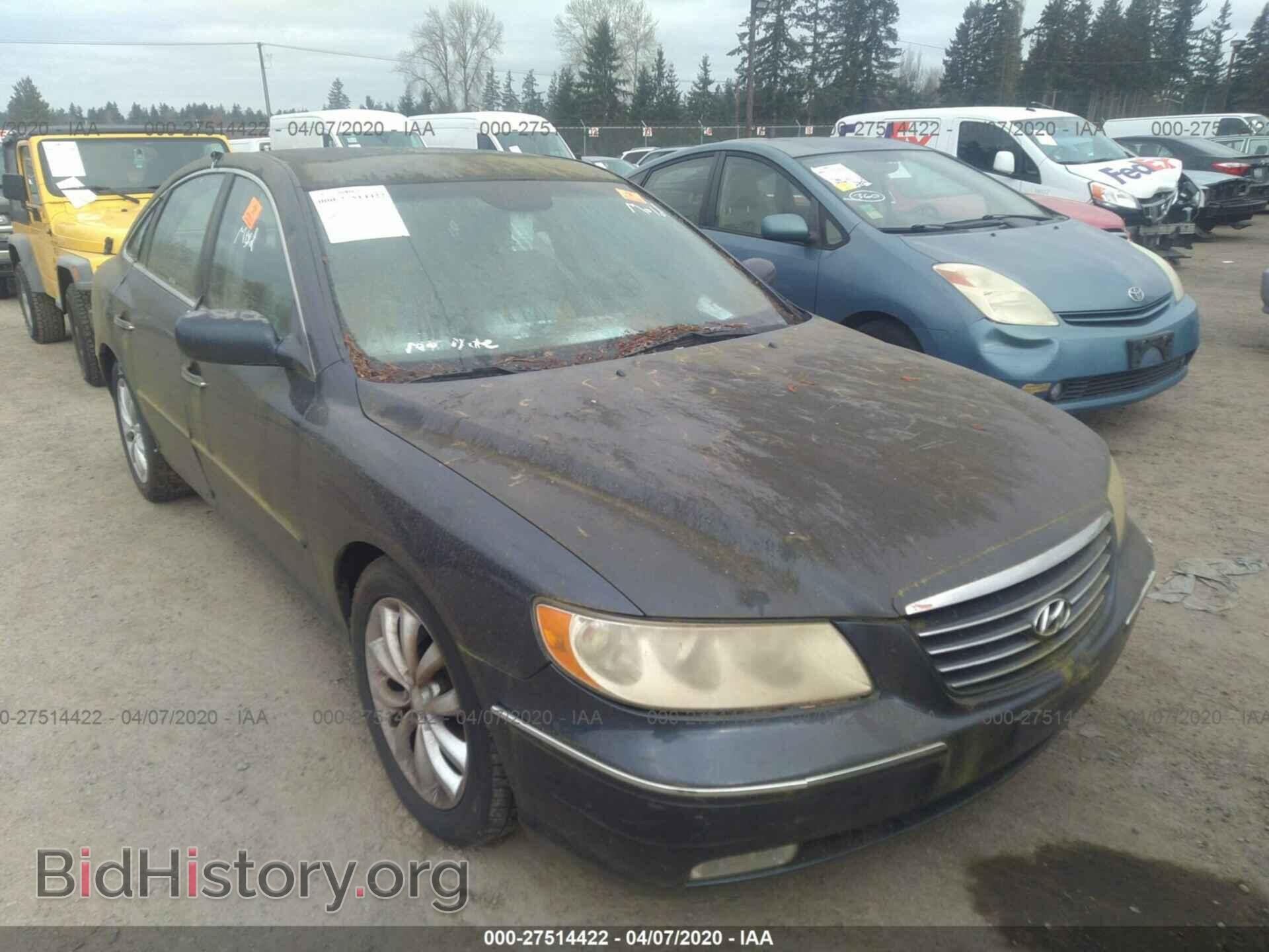 Photo KMHFC46F77A186821 - HYUNDAI AZERA 2007