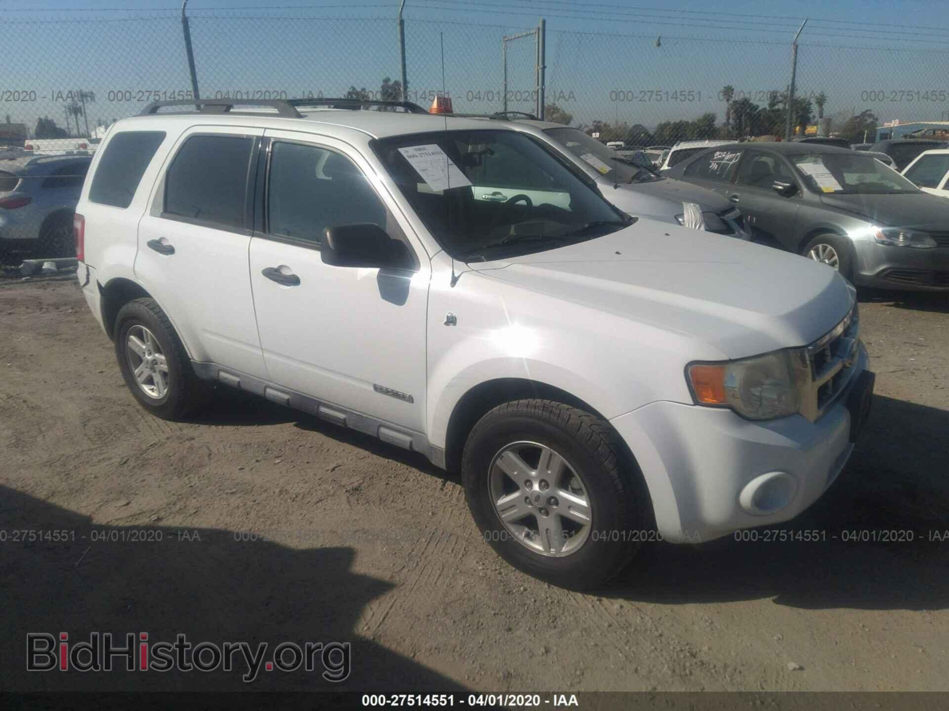 Photo 1FMCU49H58KA59901 - FORD ESCAPE 2008